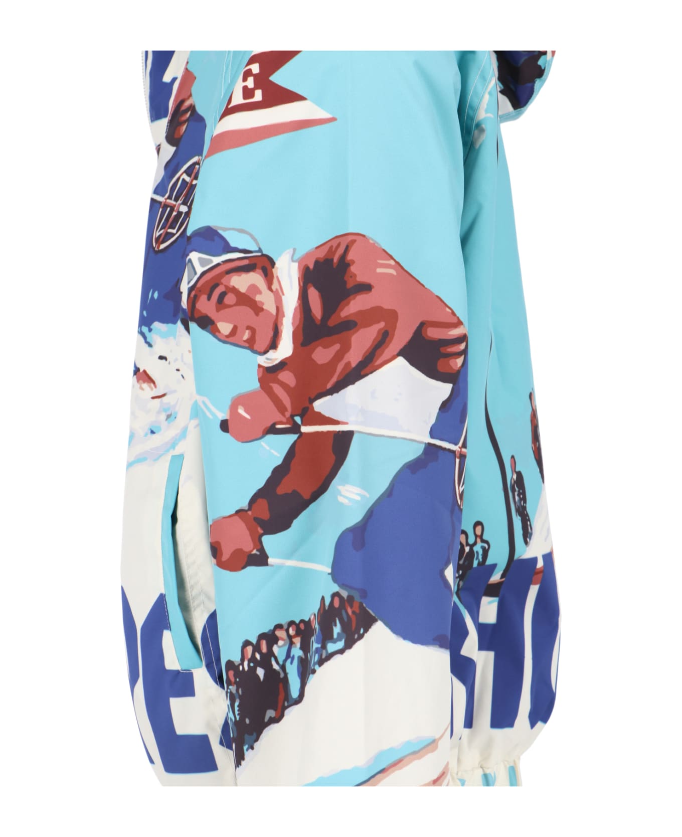 Rhude Technical Hooded Jacket - Light Blue