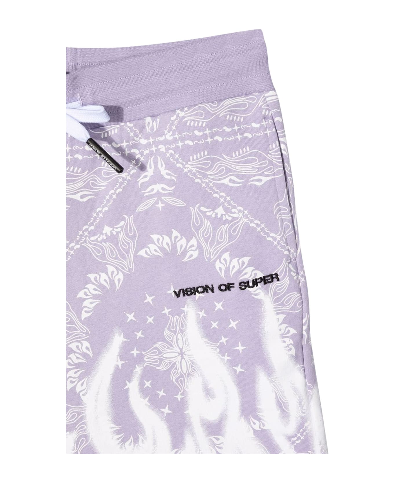 Vision of Super Lilac Shorts Kids With Bandana Print - LILLA