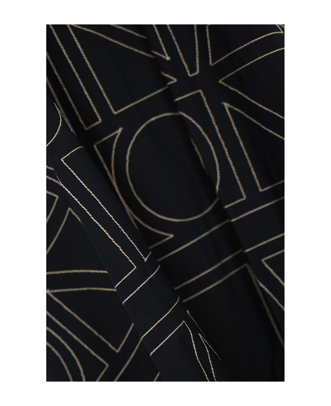 Liviana Conti Cotton Dress With Logo Embroidery - Ricamologo