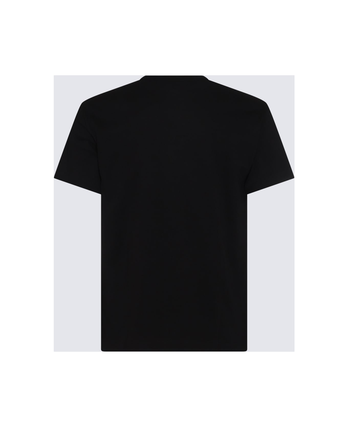 Comme des Garçons Play Black And Red Cotton Play T-shirt - Black Tシャツ
