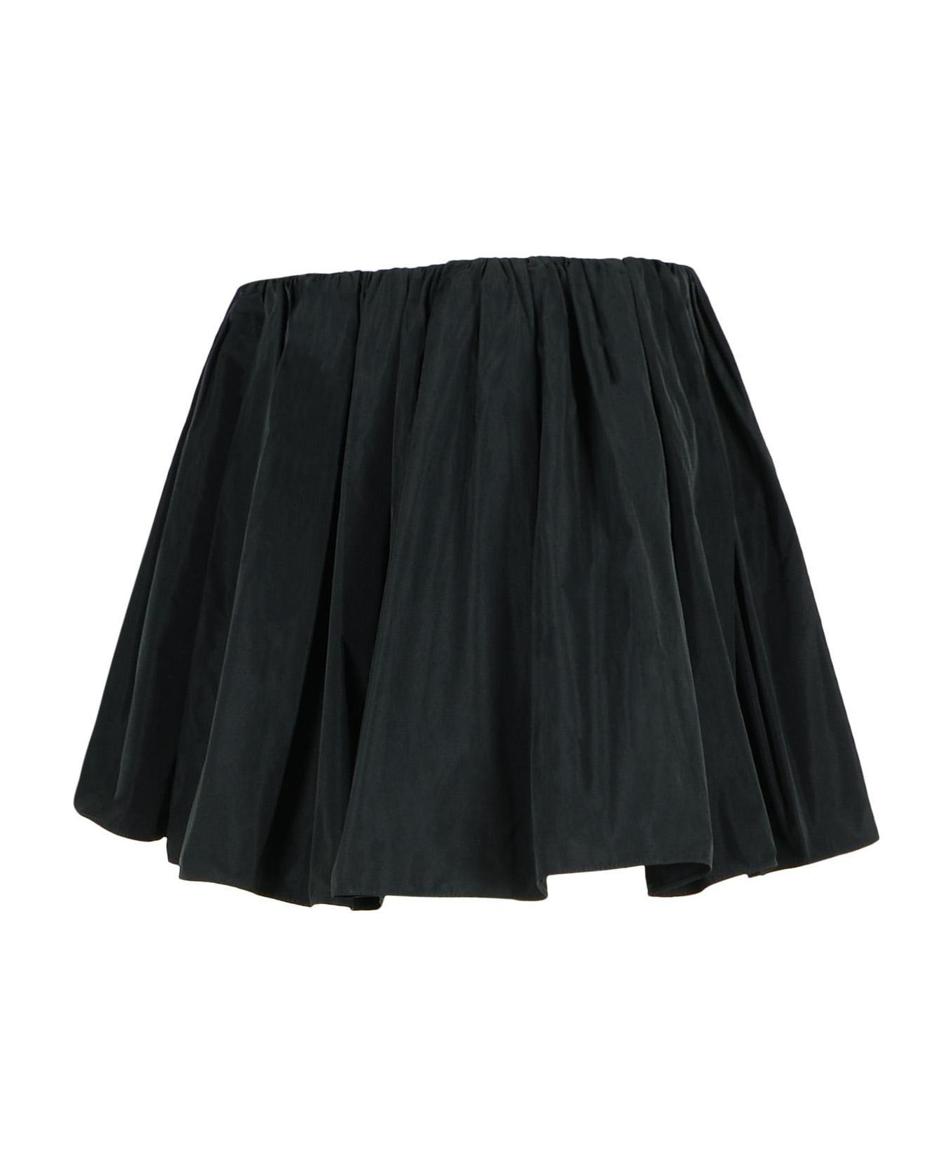 J.W. Anderson Black Polyester Shorts Skirt - Black