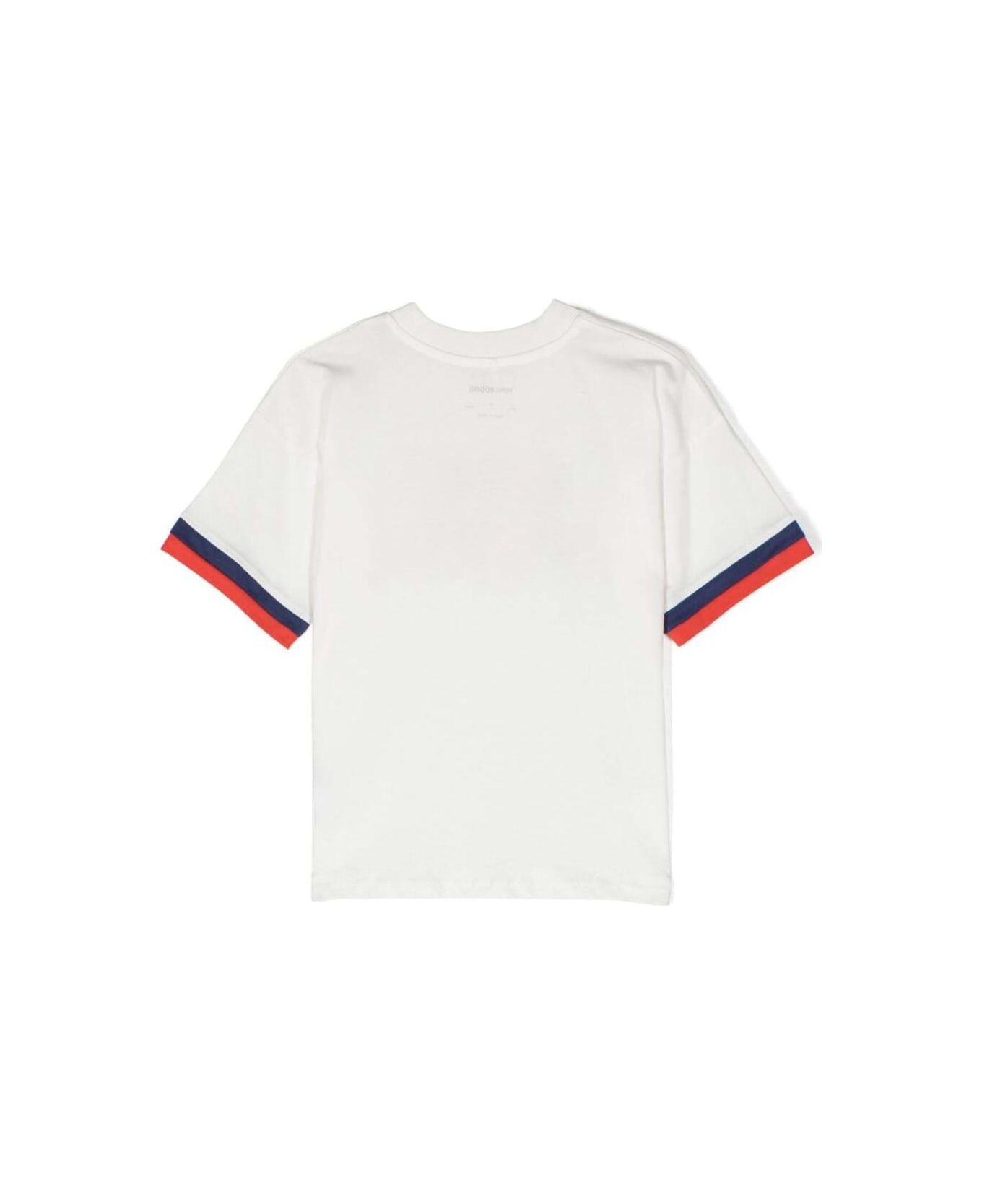 Mini Rodini Super Sporty T-shirt - White Tシャツ＆ポロシャツ