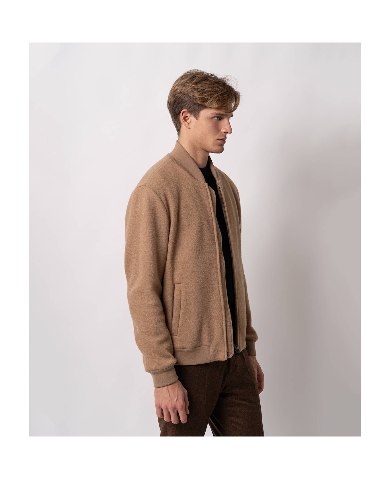 Larusmiani Bomber Cheetah Down Jacket - Beige