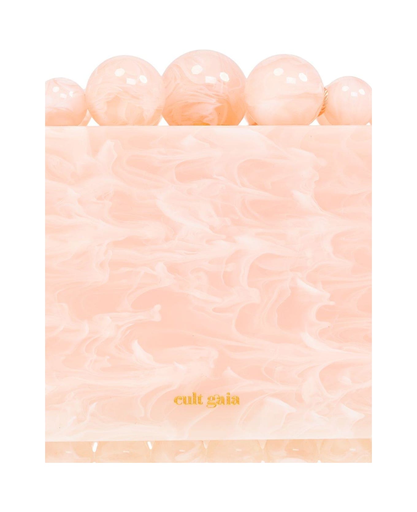 Cult Gaia Eos Marble Detailed Clutch Bag - PINK トートバッグ