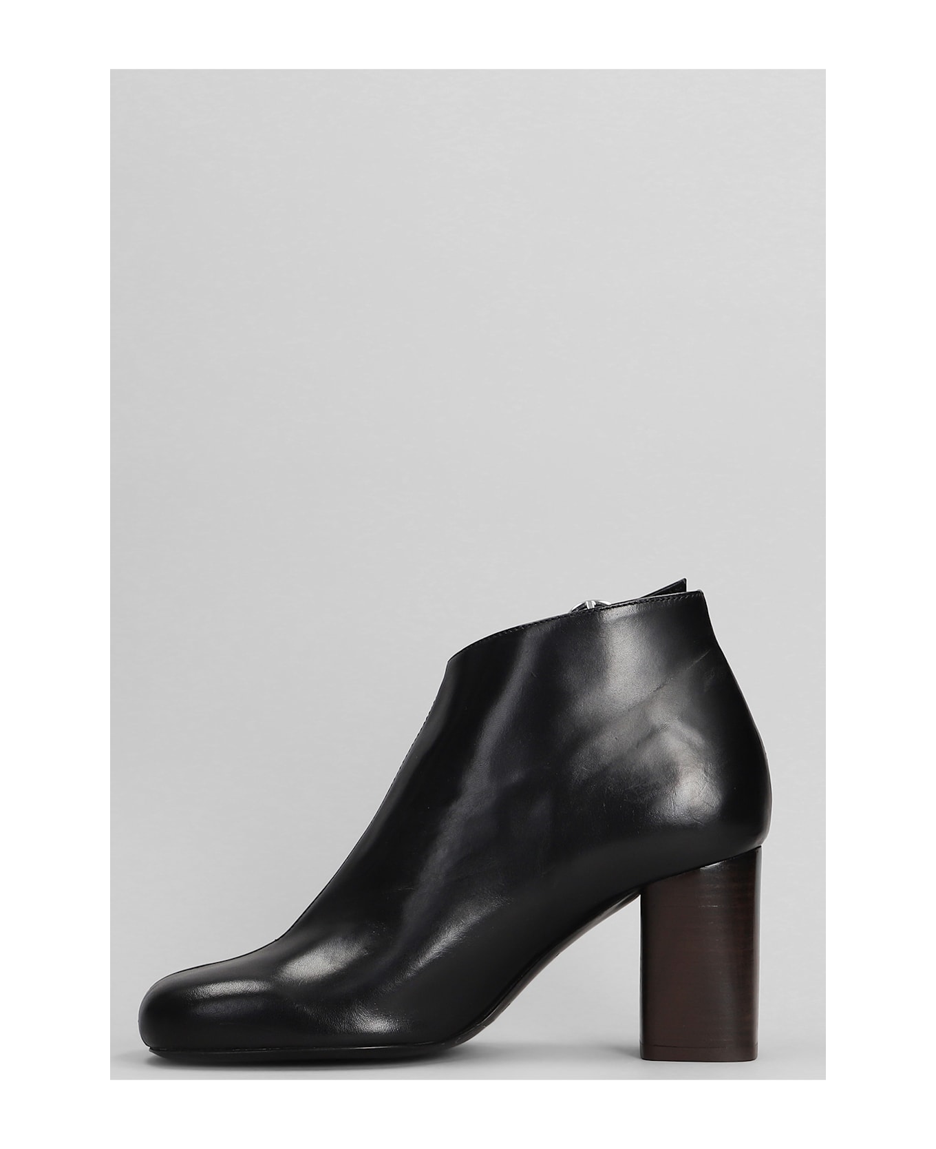 Lemaire High Heels Ankle Boots - Black