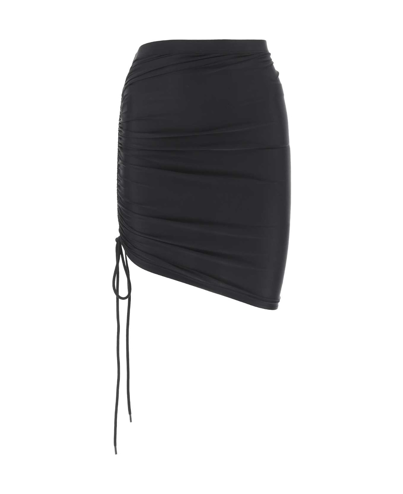 Balenciaga Black Stretch Nylon Skirt - 1000 スカート