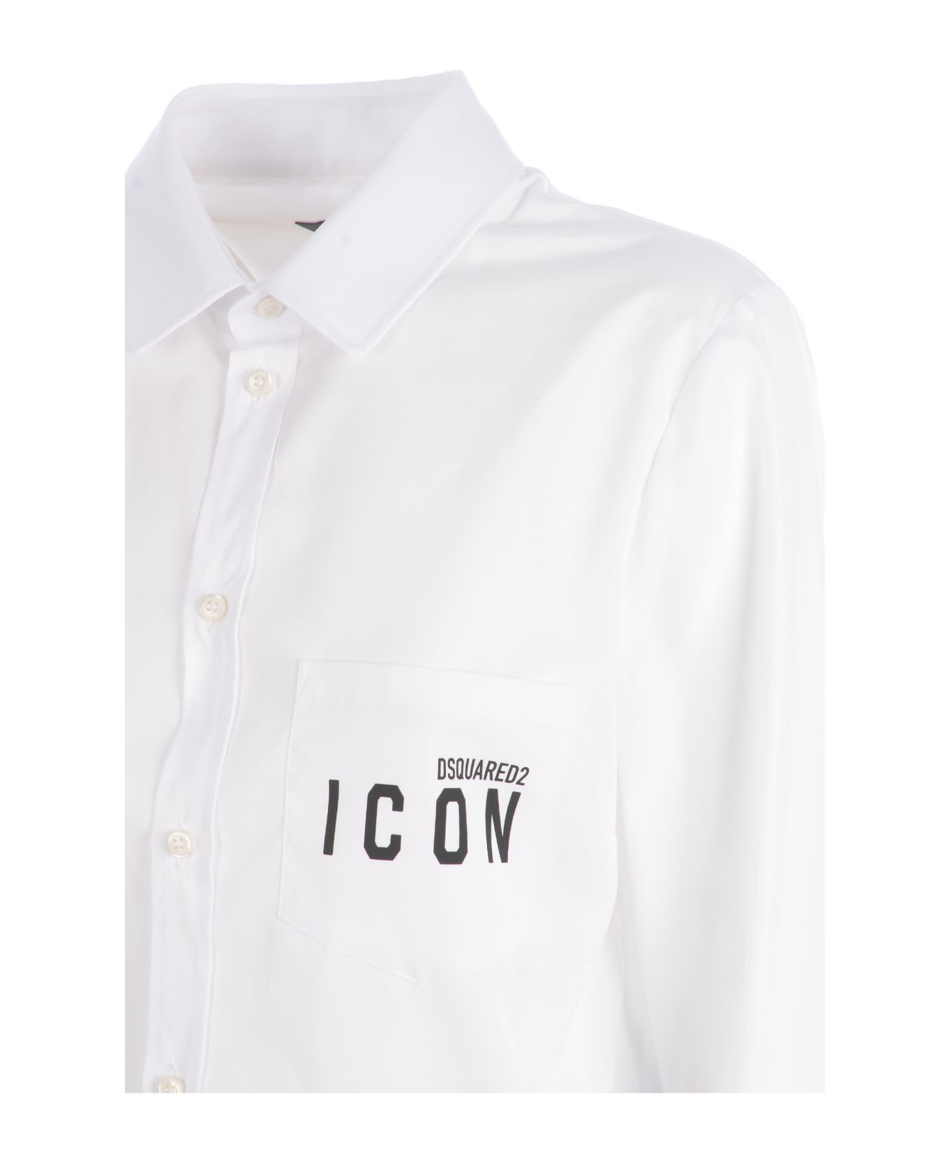 Dsquared2 Shirt Dsquared2 'icon' In Cotton - Bianco