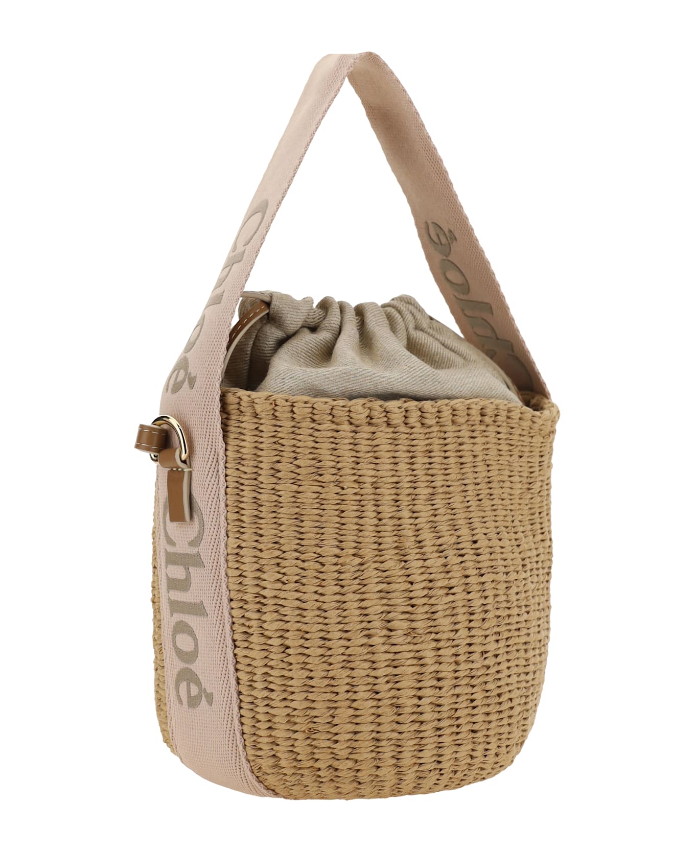 Chloé Small 'woody' Bucket Bag - Blushy Beige ショルダーバッグ