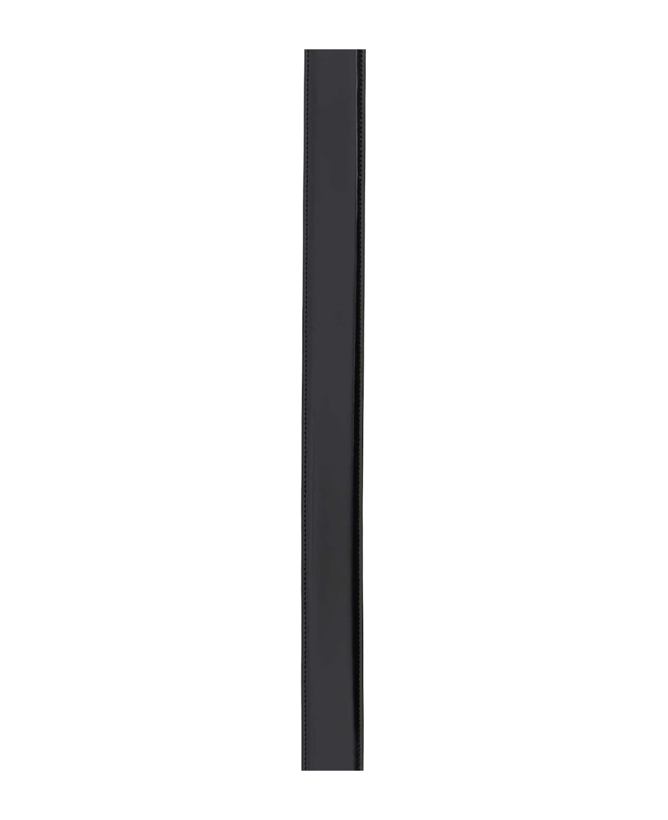 Zegna Black Leather Reversible Belt - NER