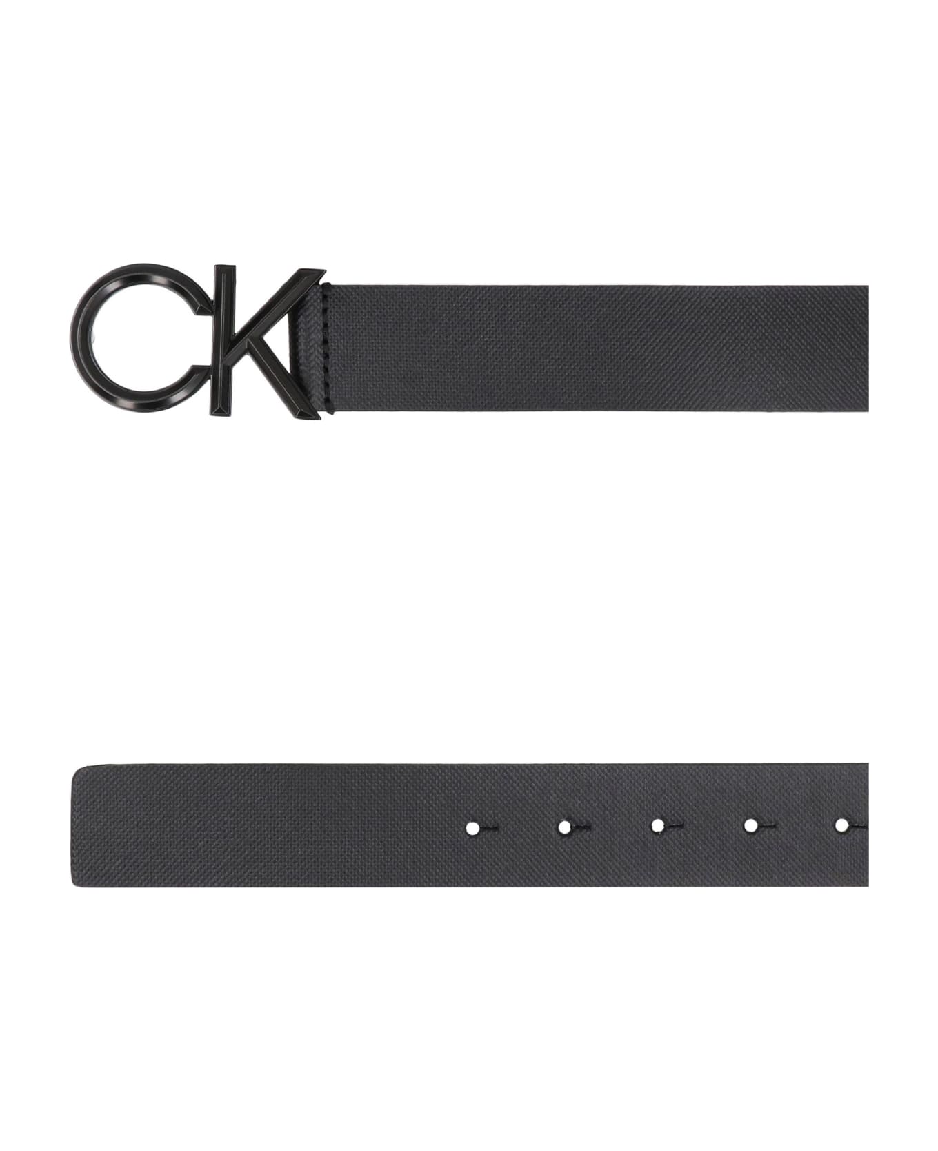Calvin Klein Leather Belt - black