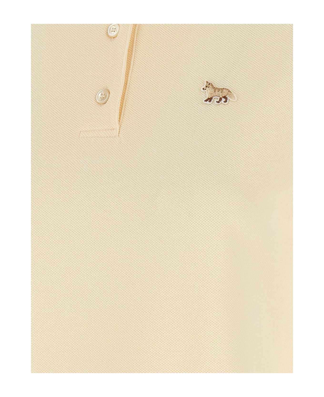 Maison Kitsuné 
baby Fox
 Polo Shirt - Beige