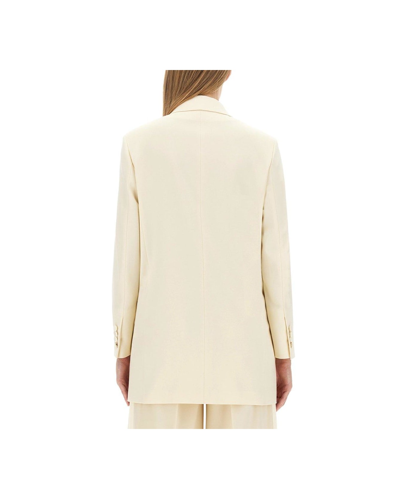 Max Mara Pianoforte Monica Button-up Jacket - White ジャケット