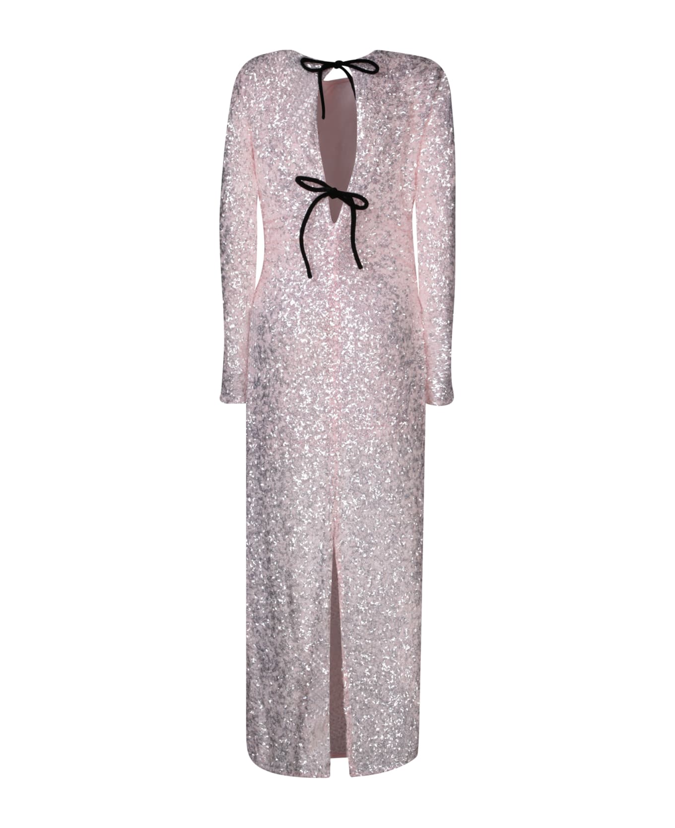 Ganni Sequin Long Dress - Pink