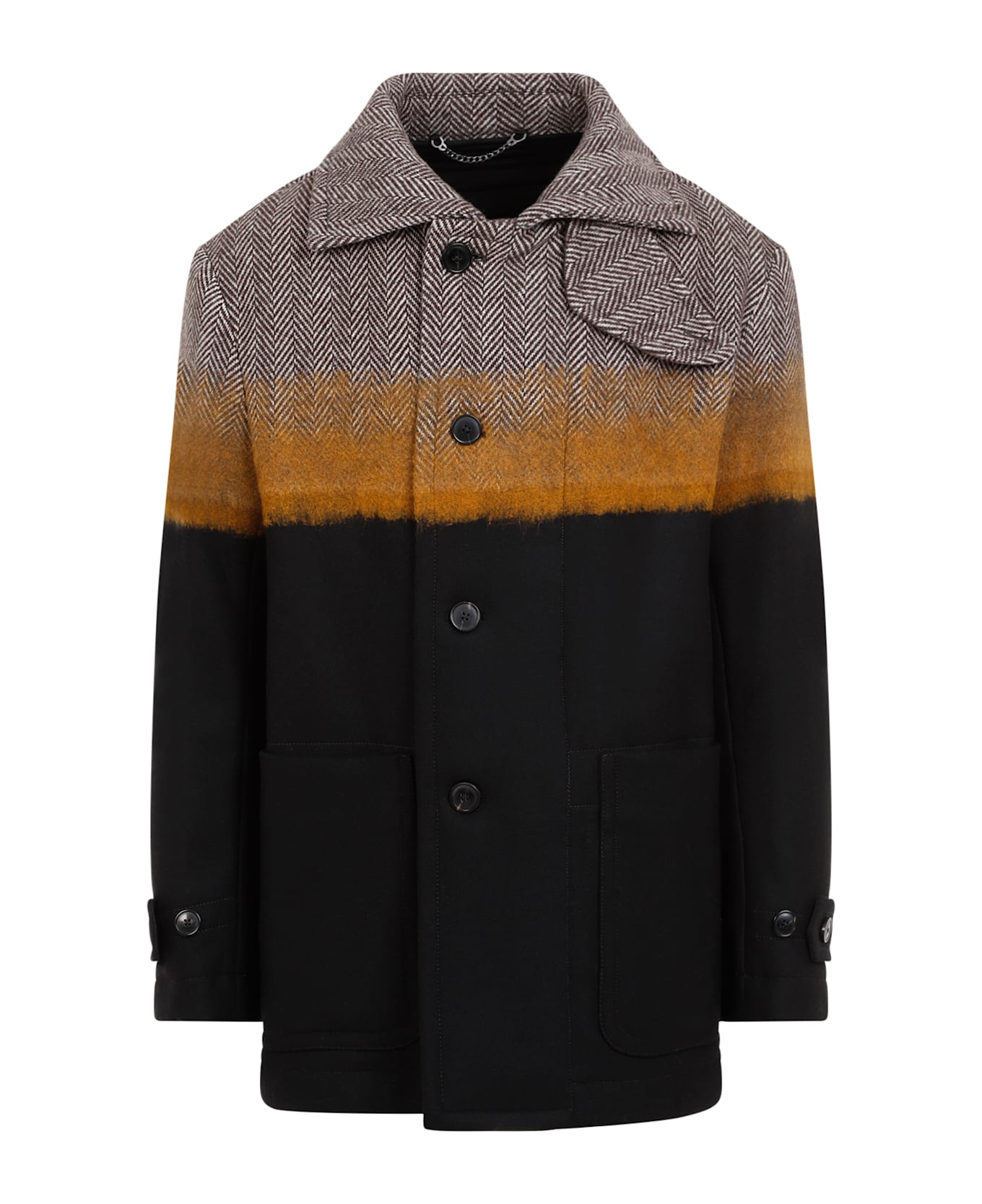Dries Van Noten Ranner Bis Coat - Dark Brown