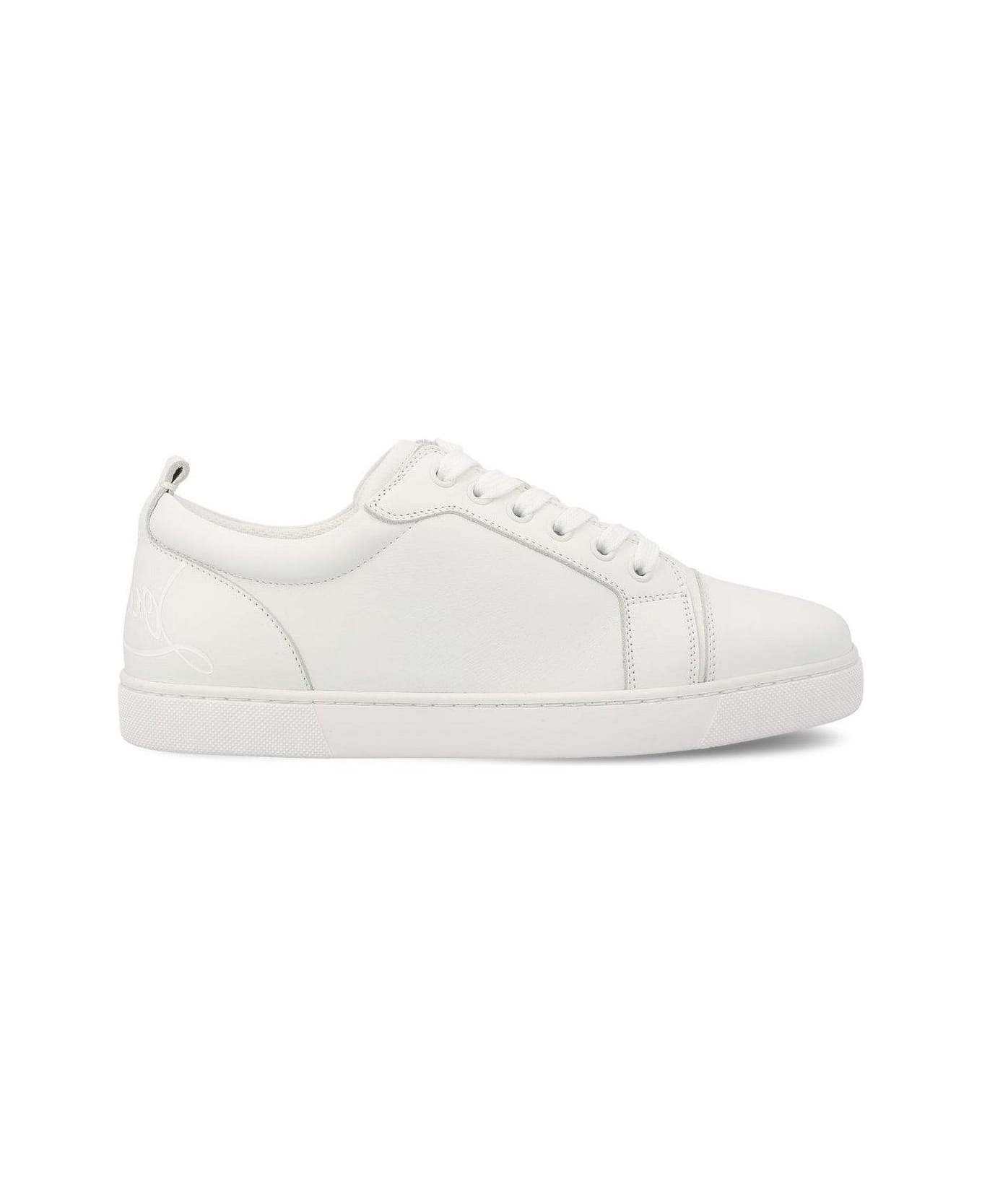 Christian Louboutin Fun Louise Junior Flat Sneakers - White