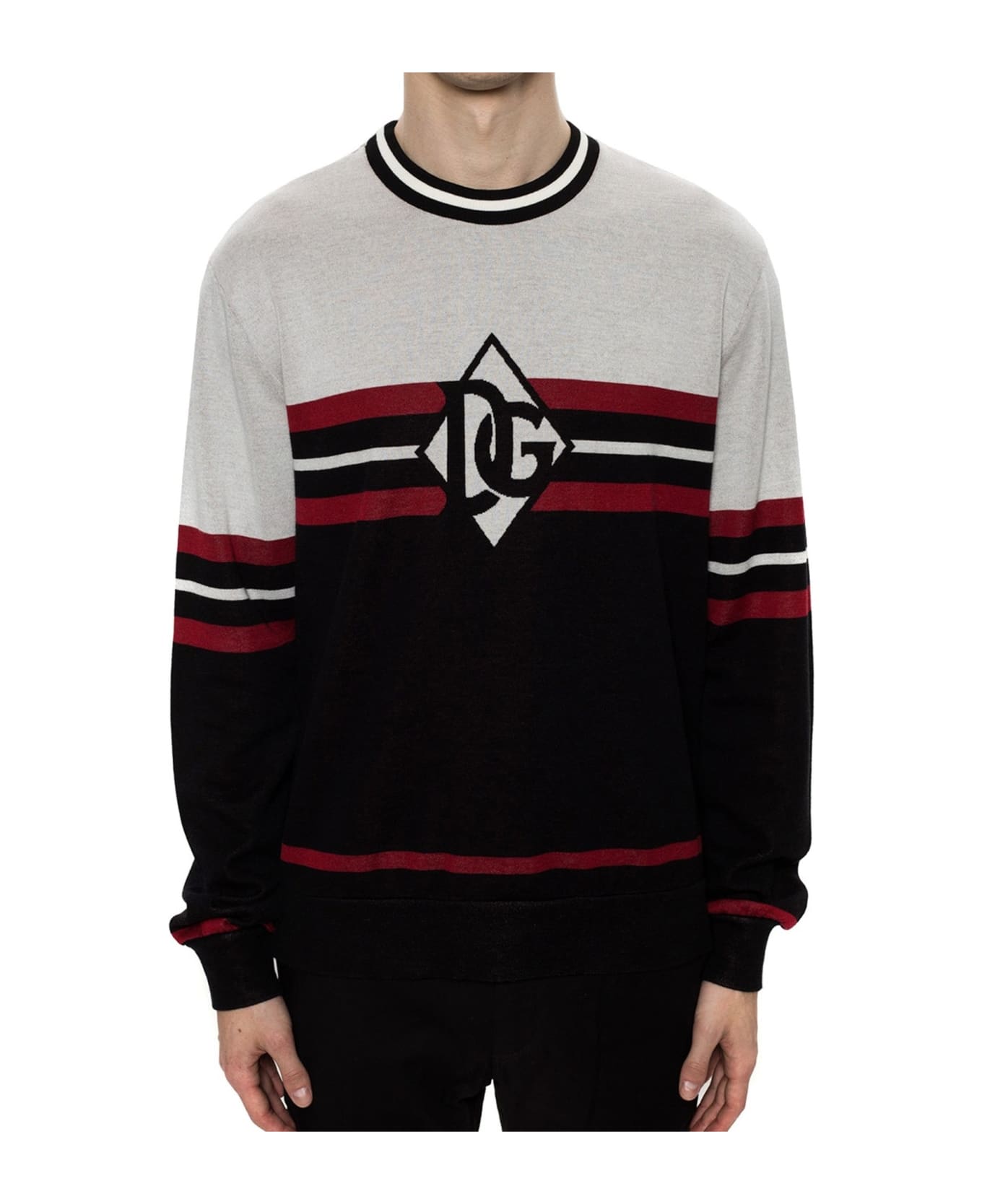 Dolce & Gabbana Logo Sweater - Black