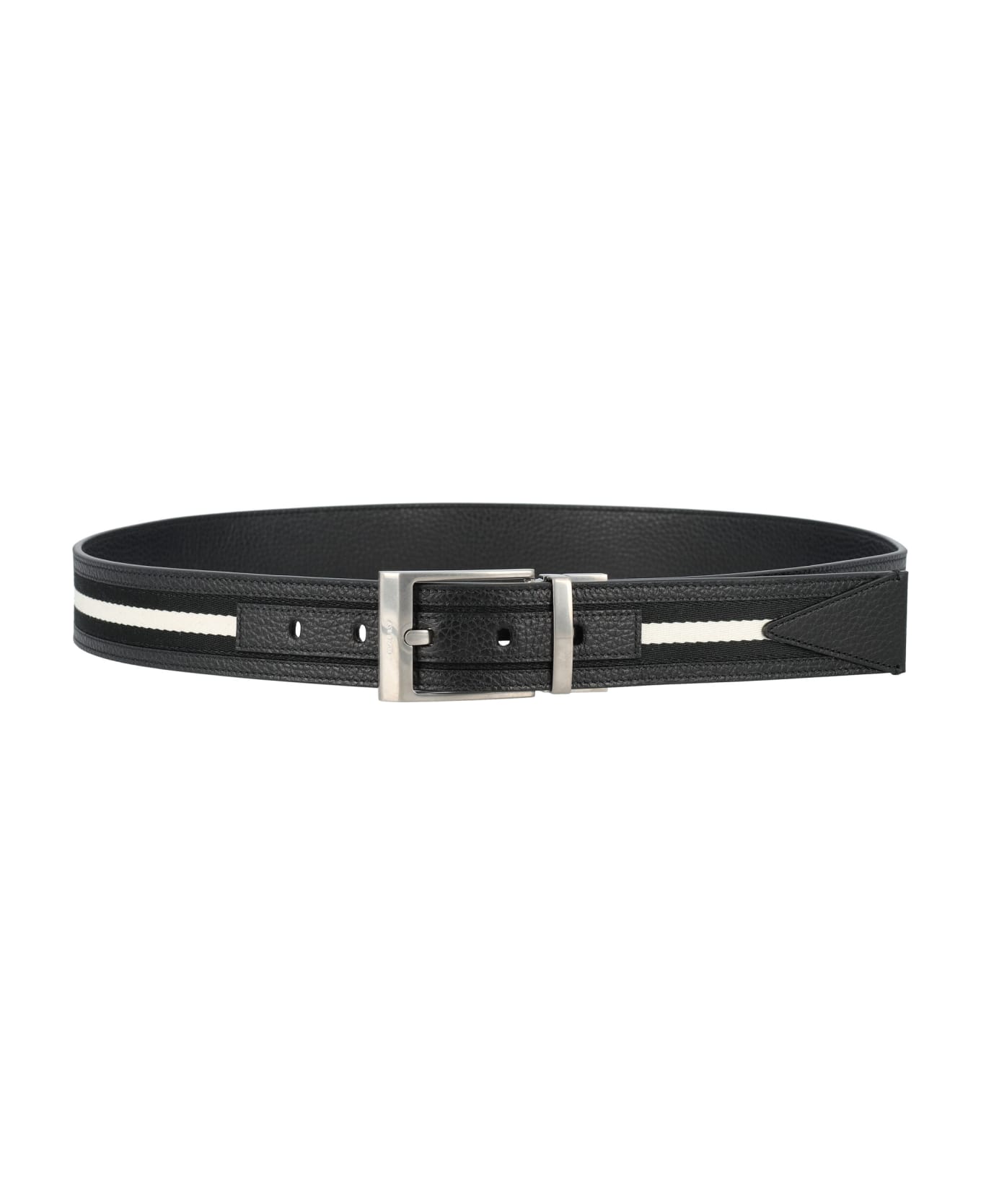 Bally Shiffie 35 Belt - BLACK+BLK/BONE+PALL ベルト