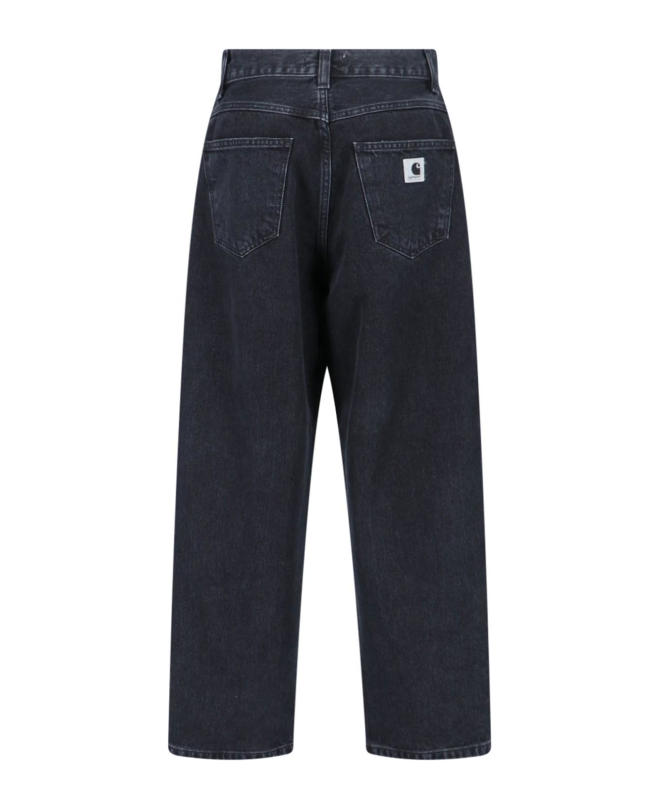 Carhartt 'w' Brandon Pant Palazzo Jeans - Black