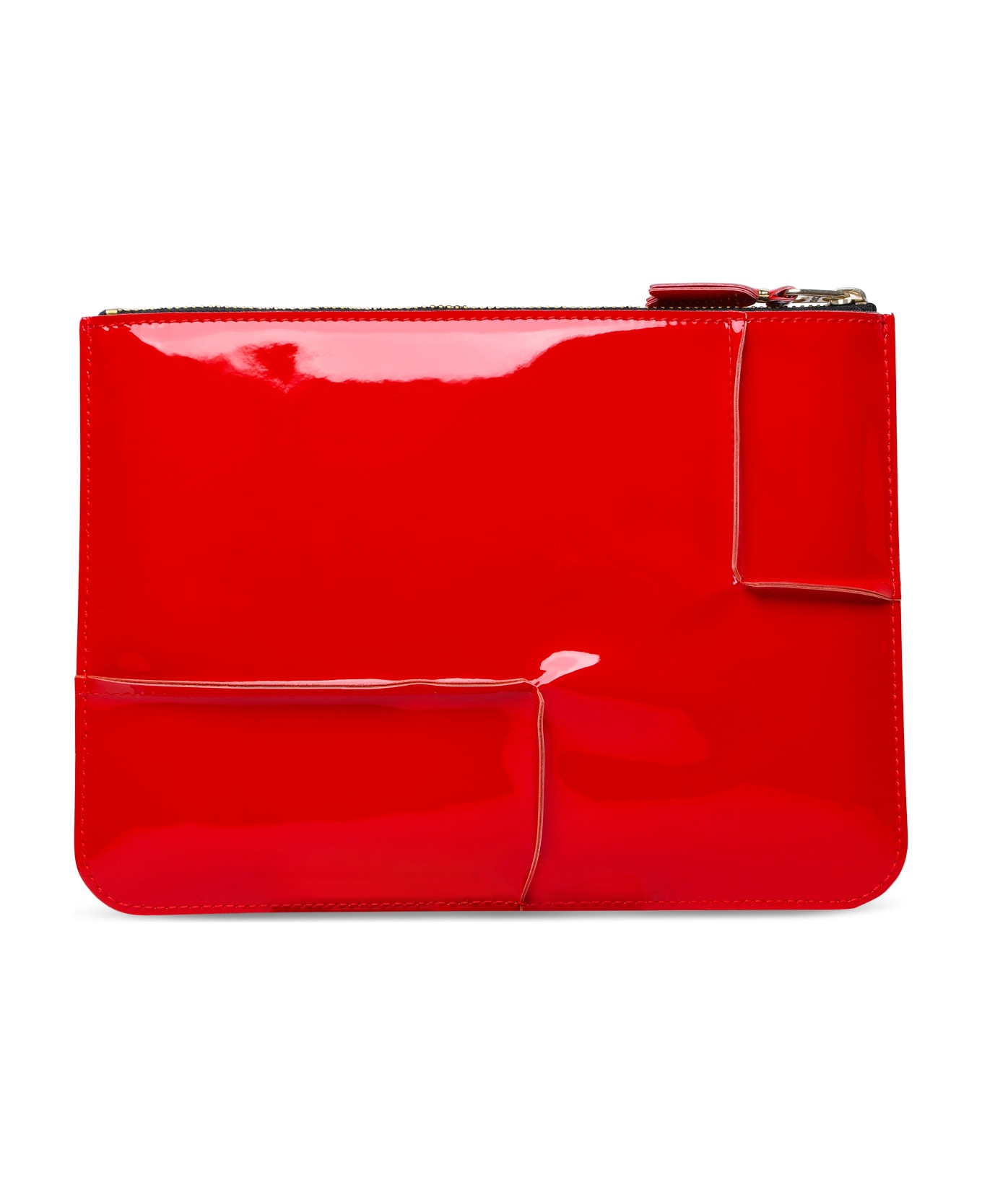 Comme des Garçons Wallet 'medley' Red Leather Envelope - Red 財布