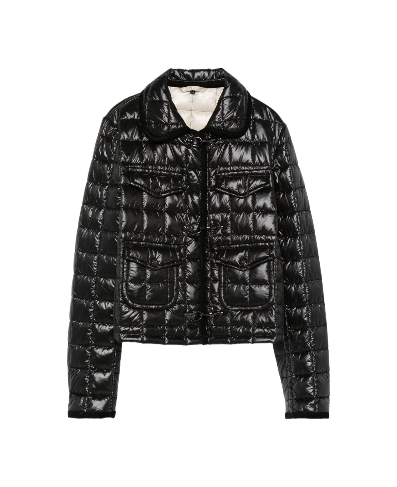 Fay 3 Ganci Short Padded Jacket - Black