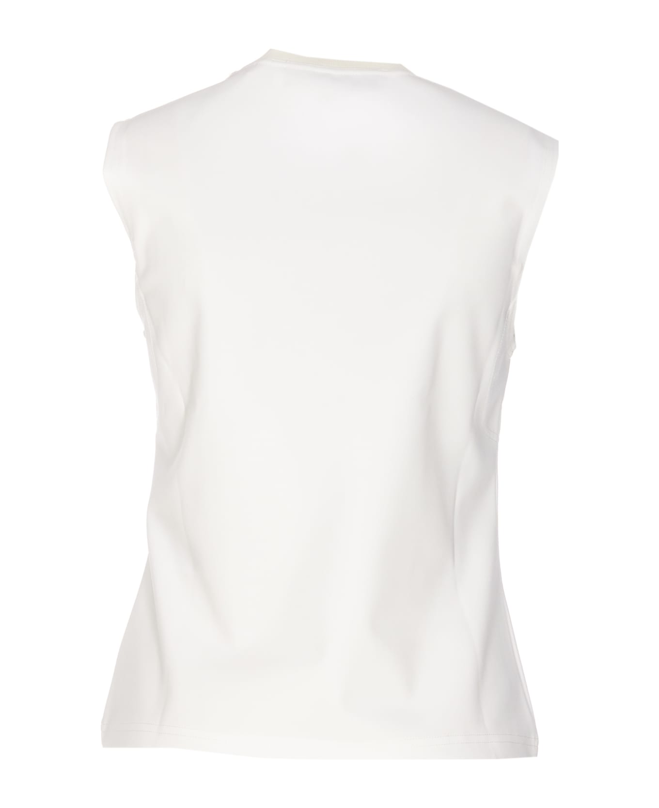 J.W. Anderson Embroidered Jwa Logo Tank Top - White