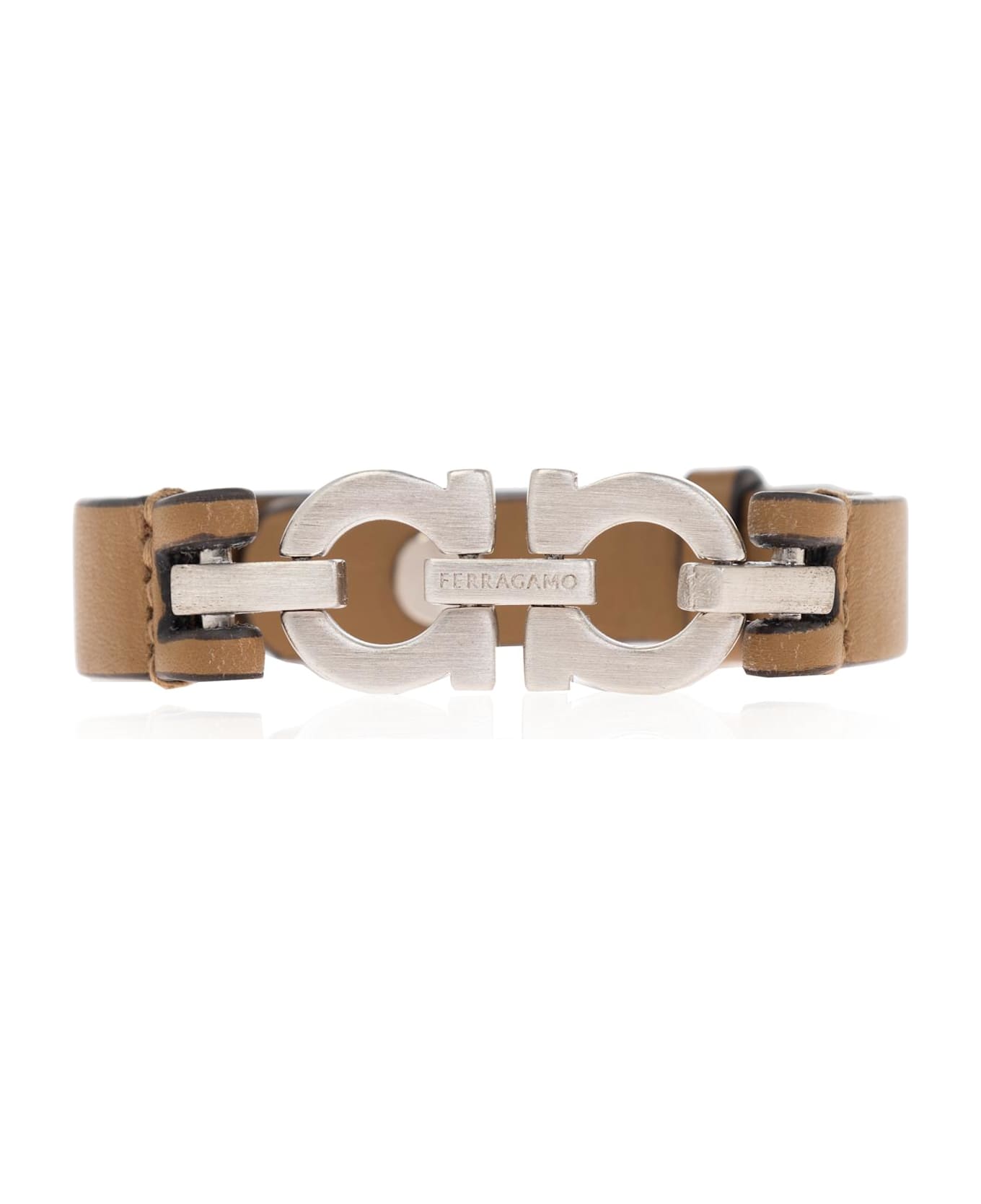 Ferragamo Leather Bracelet - SILVER
