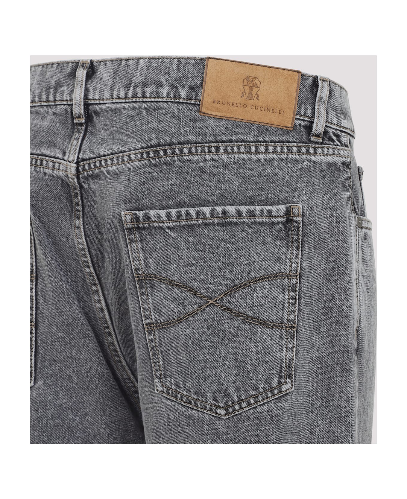Brunello Cucinelli Cotton Jeans - Medium Grey