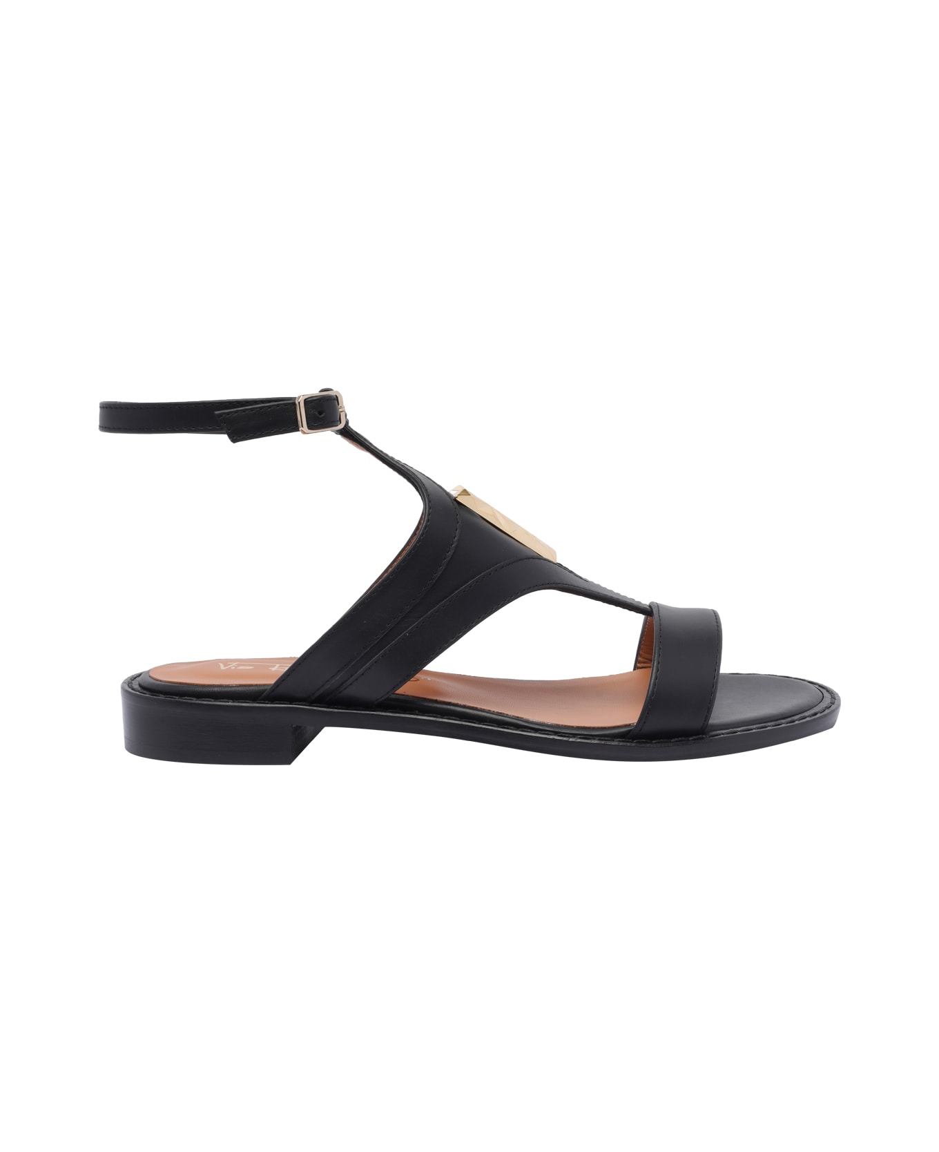Via Roma 15 Sandals - Black