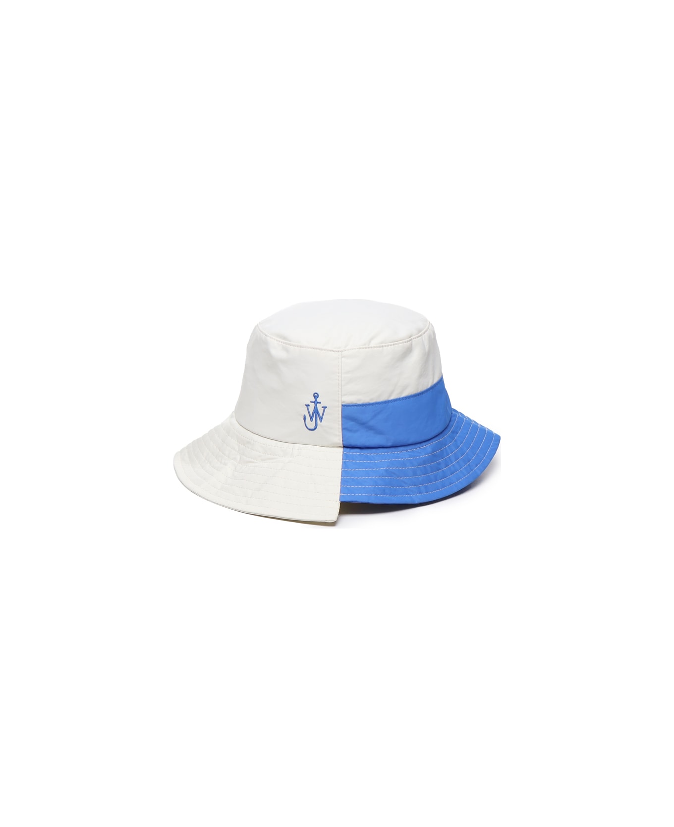 J.W. Anderson Duo Two-tone Bucket Hat - White/blue