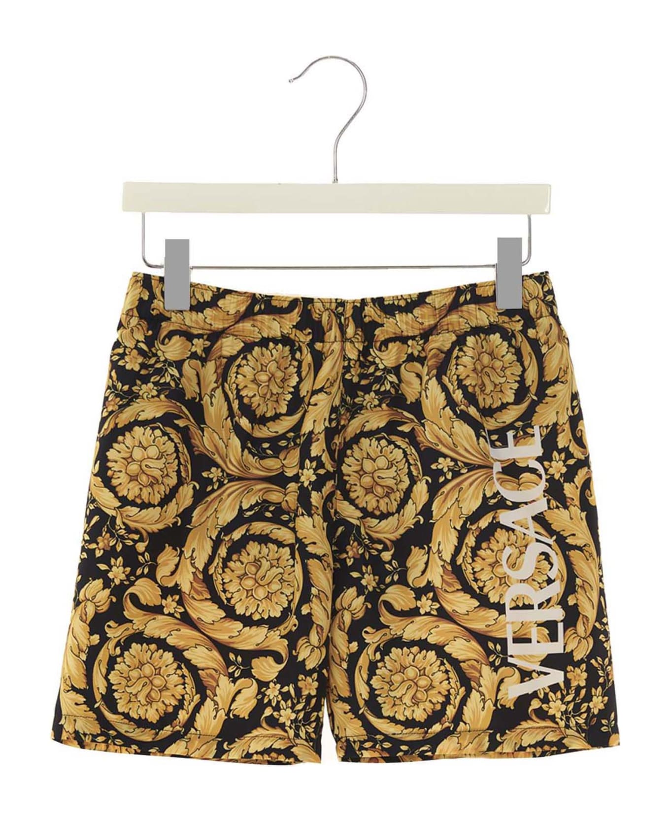 Versace 'barocco' Beach Shorts - Multicolor