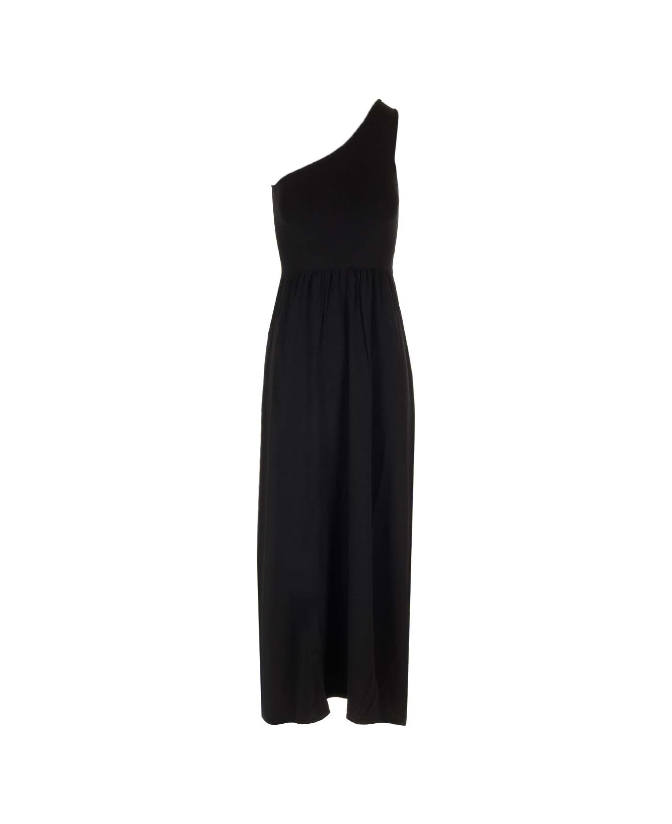 MATTEAU Asymmetric Knit Dress - Black