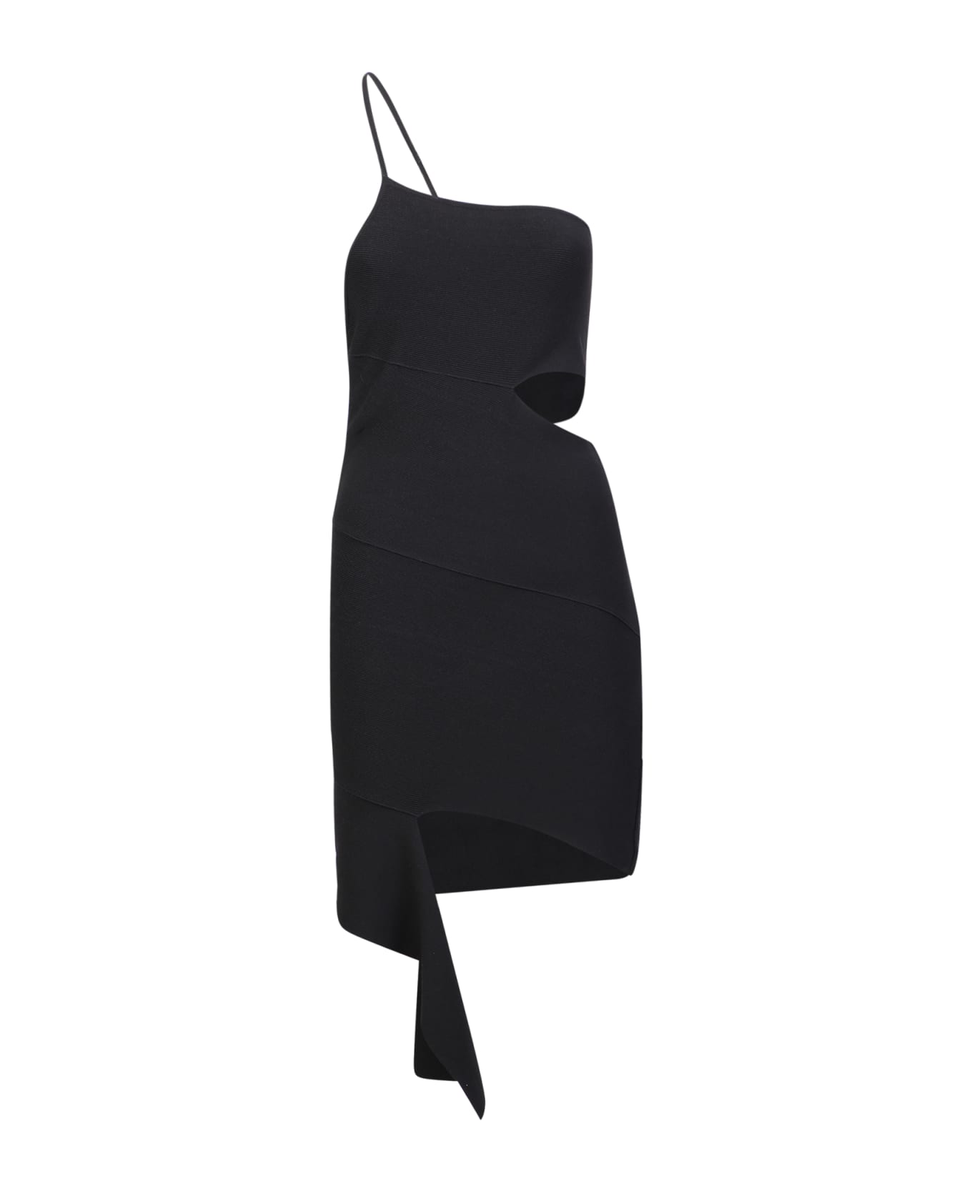ANDREĀDAMO One Shoulder Dress - Black