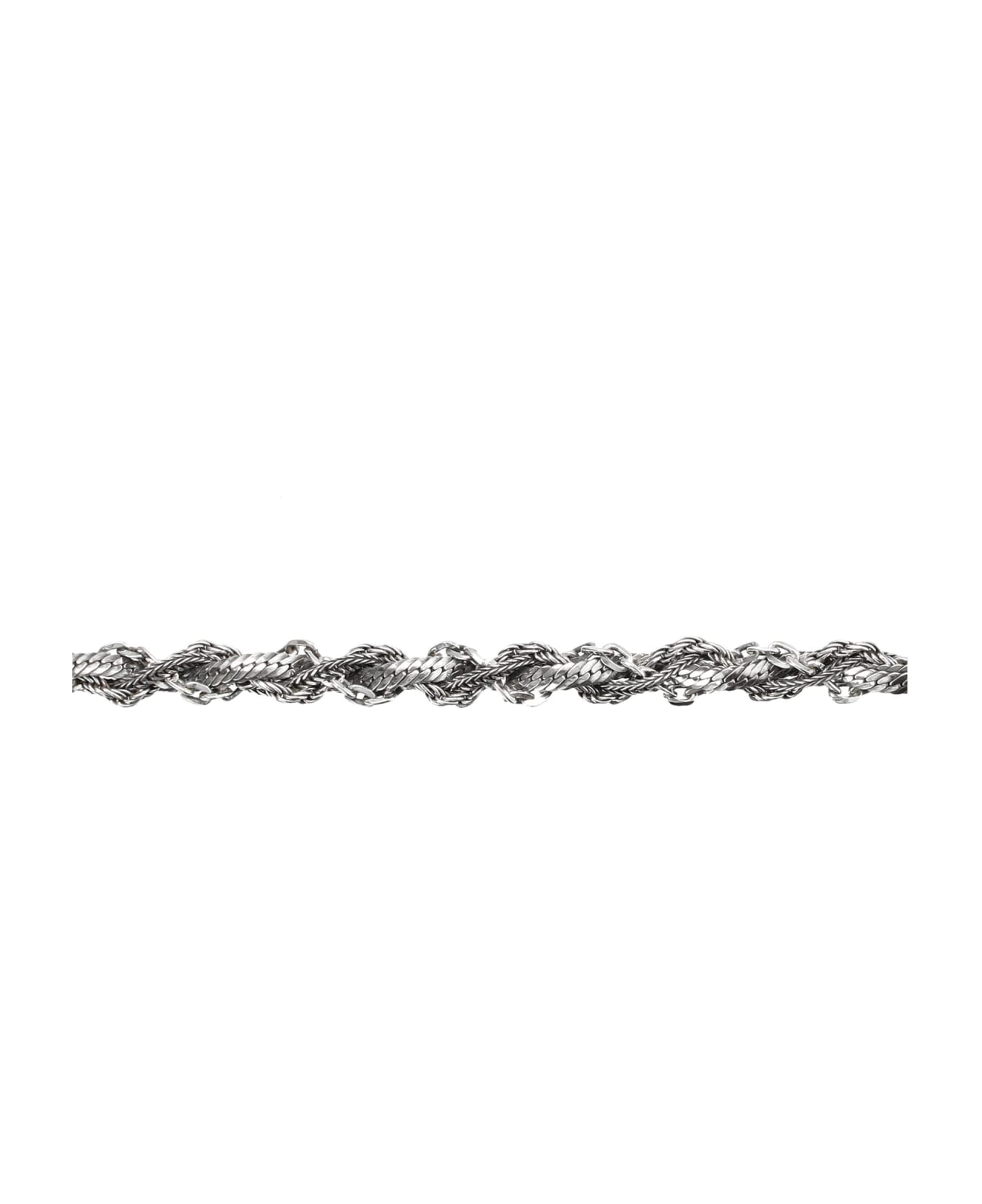 Emanuele Bicocchi Round Braid Necklace - SILVER