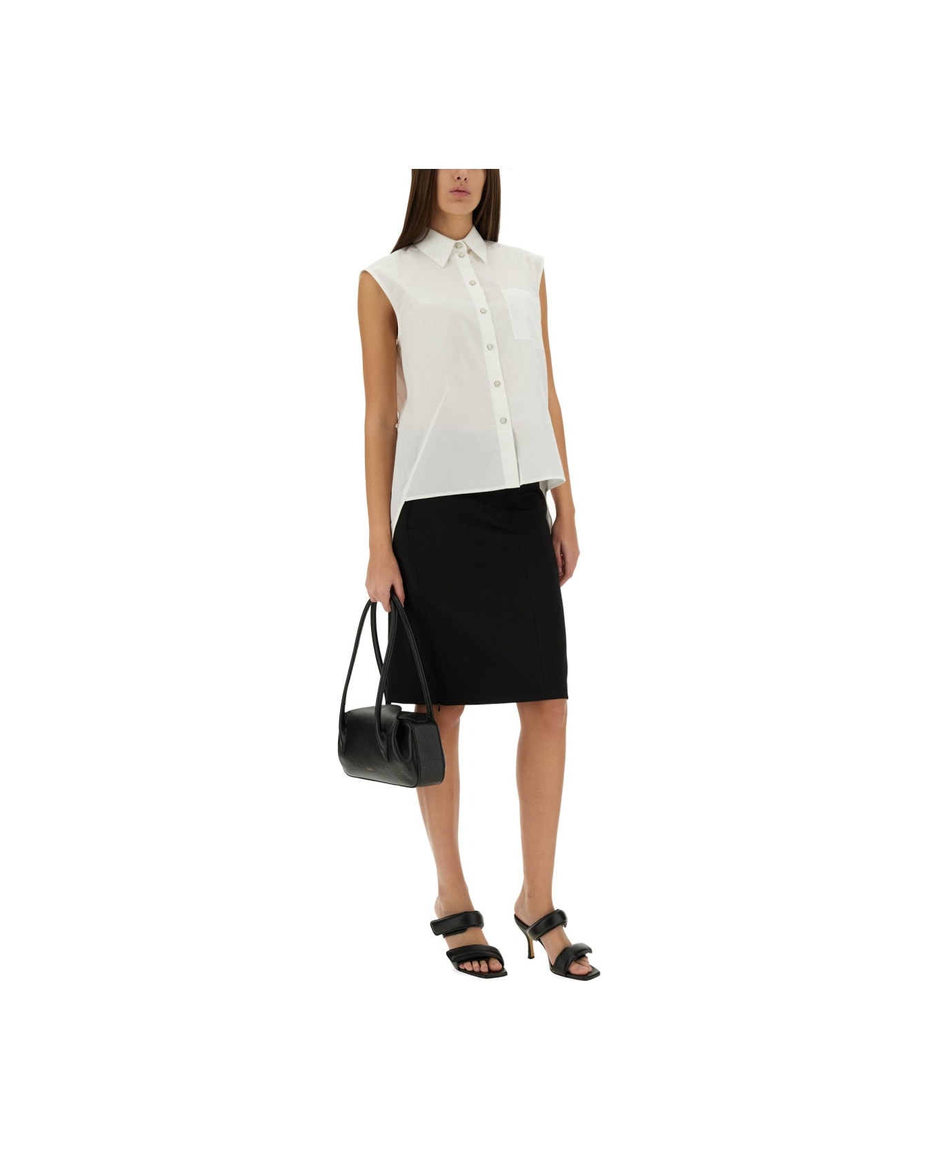 Helmut Lang "apex Tail" Shirt - WHITE