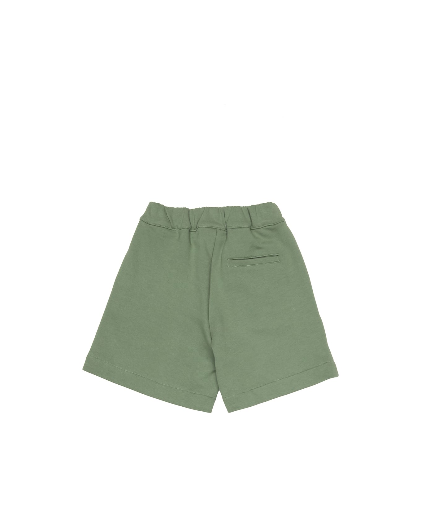 Fendi Green Shorts With Embroidery - Green