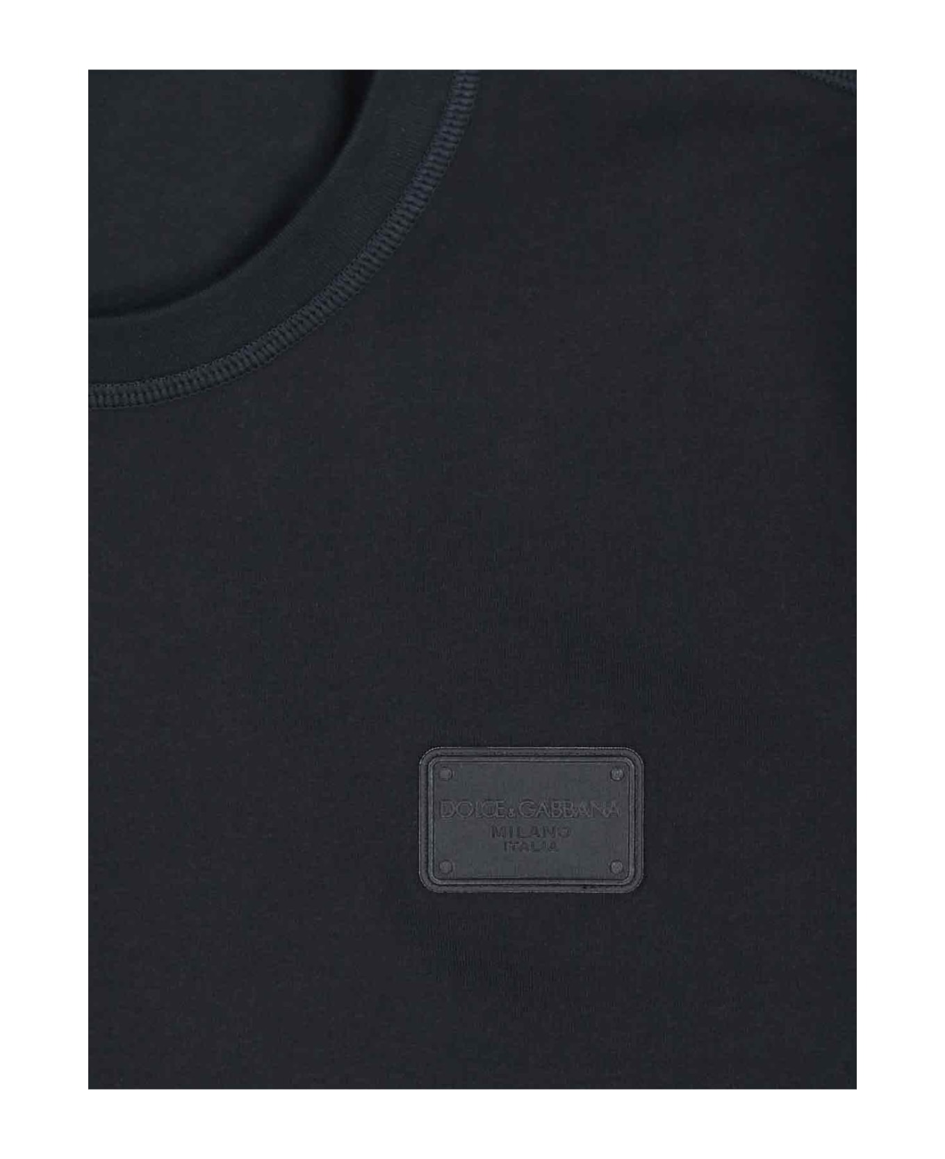 Dolce & Gabbana Plaque T-shirt - NERO