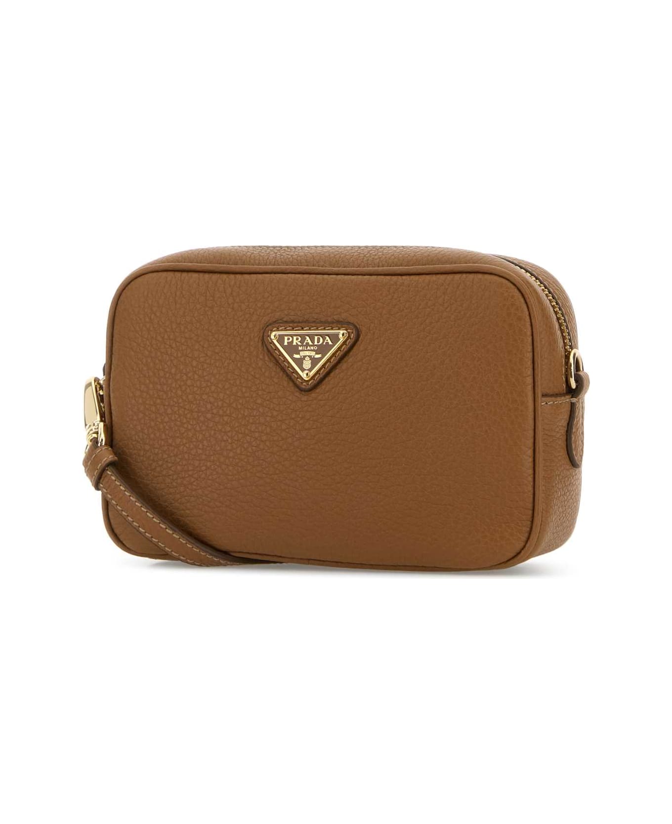 Prada Caramel Leather Crossbody Bag - CARAMEL 0