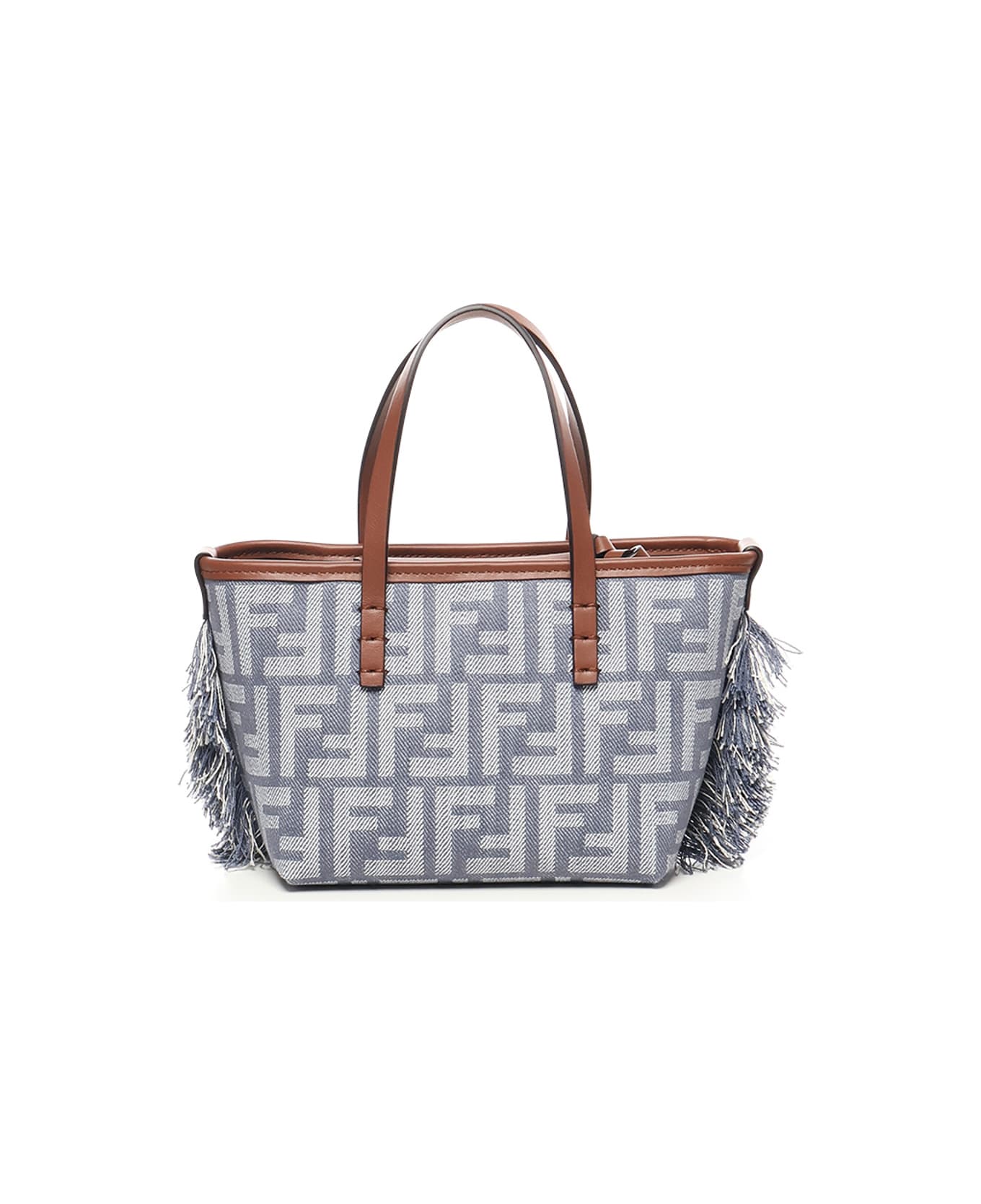 Fendi Ff Jacquard 
roll
 Mini Bag - Blue