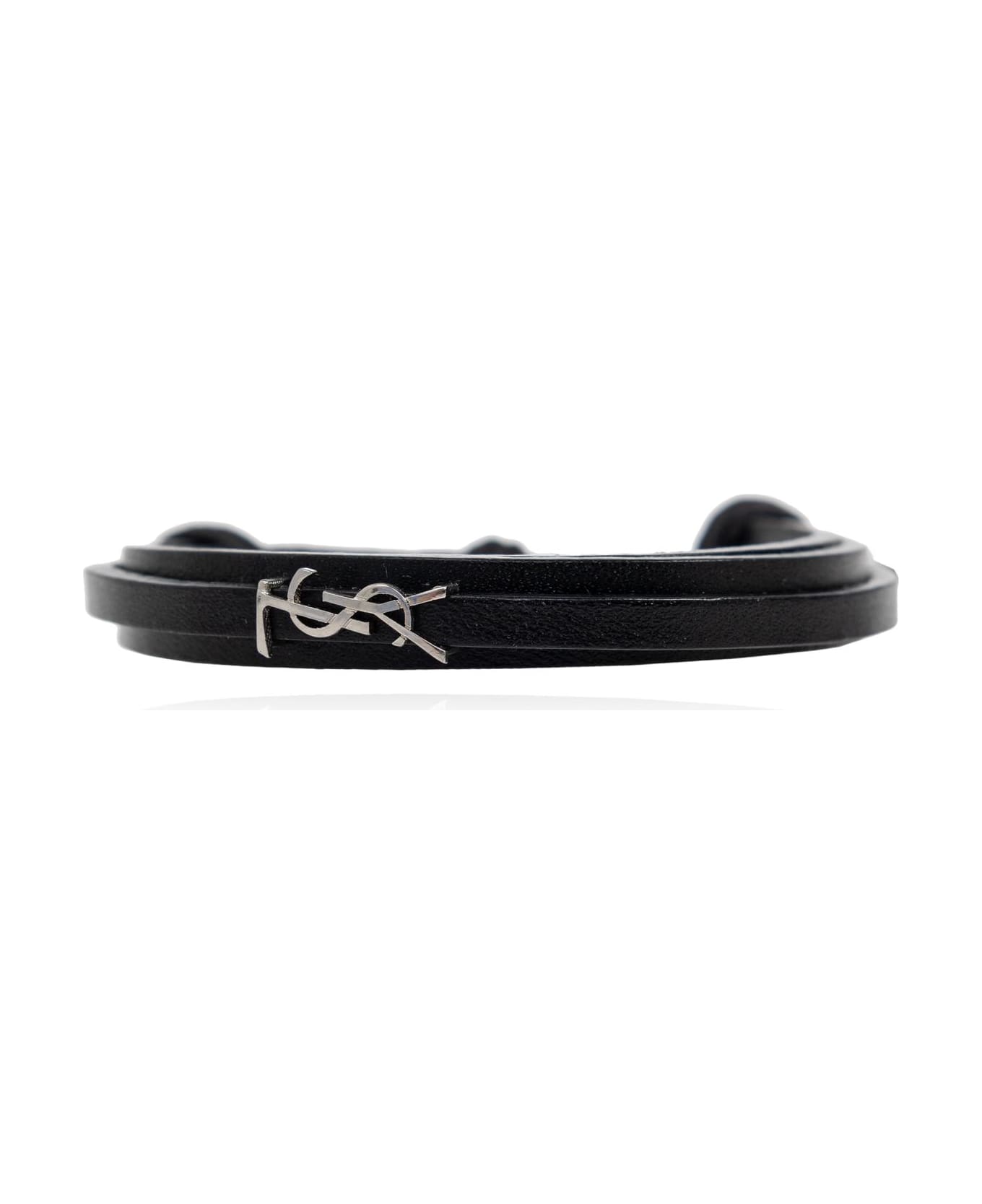 Saint Laurent Bracelet 
cassandre
 - Black