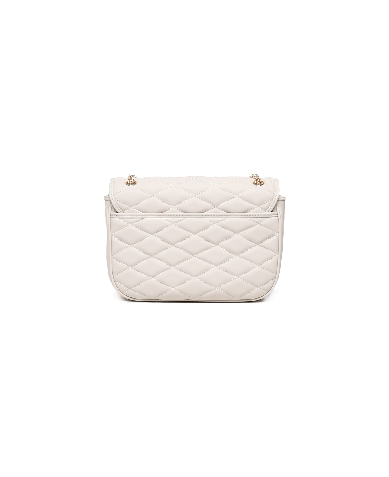 Love Moschino Quilted Shoulder Bag - White