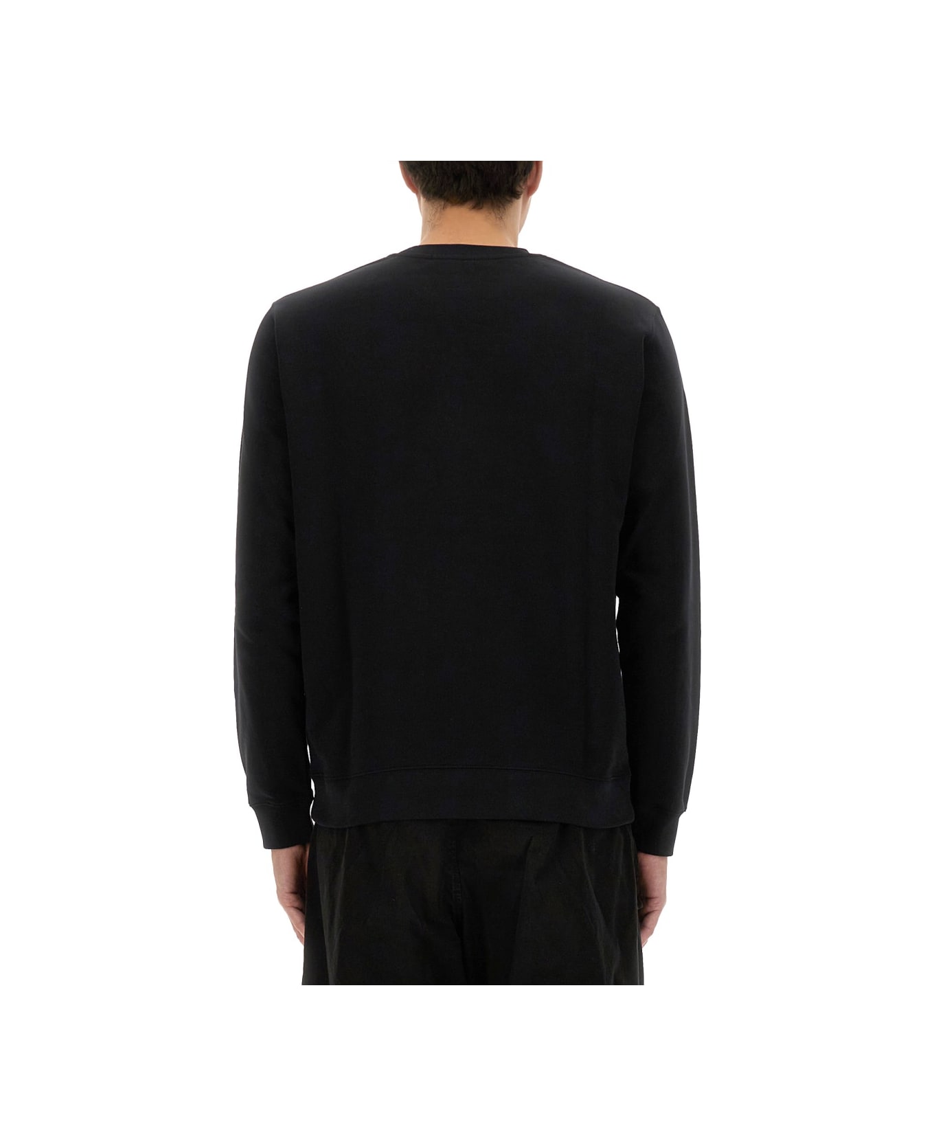 MSGM Cotton Sweatshirt - BLACK