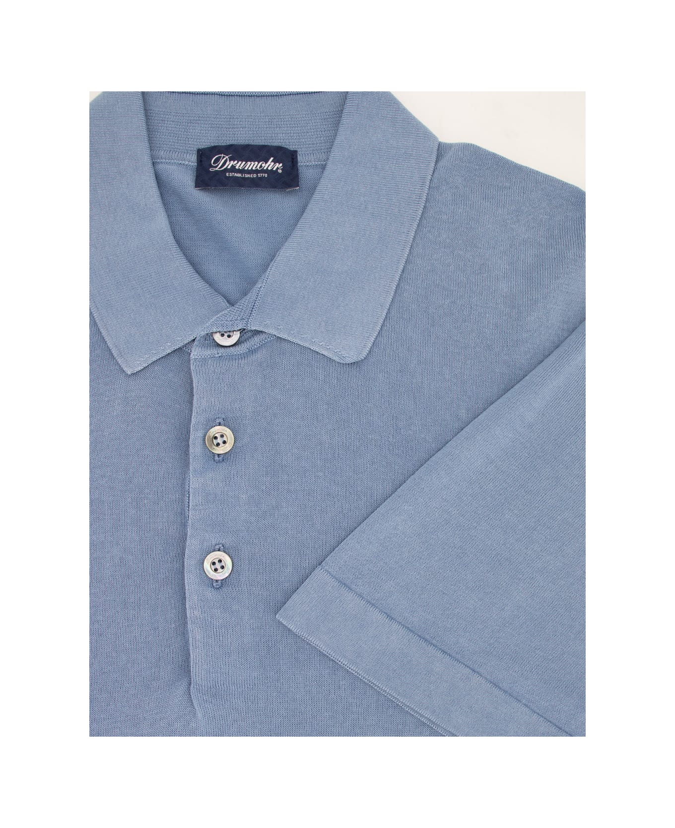 Drumohr Polo - LIGHT BLUE ポロシャツ