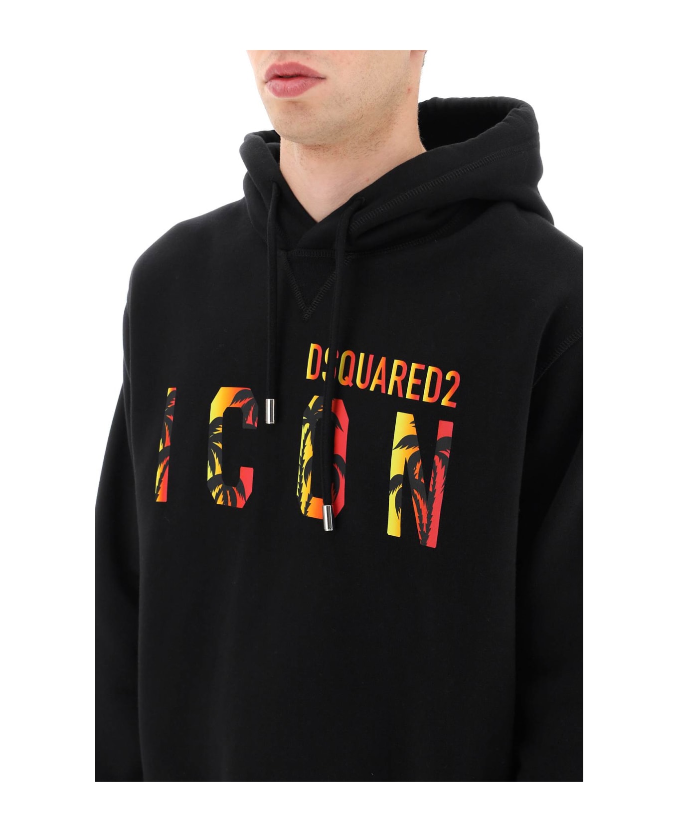 Dsquared2 Icon Sunset Hoodie - Black