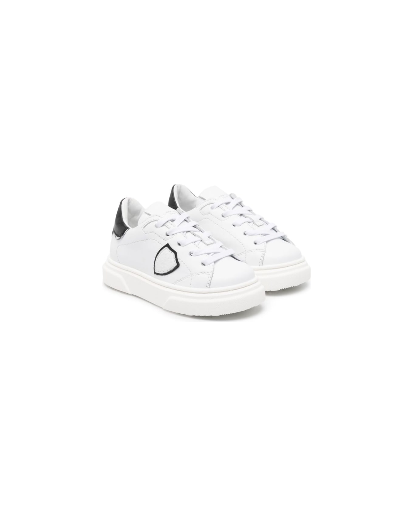 Philippe Model Sneakers With Application - White