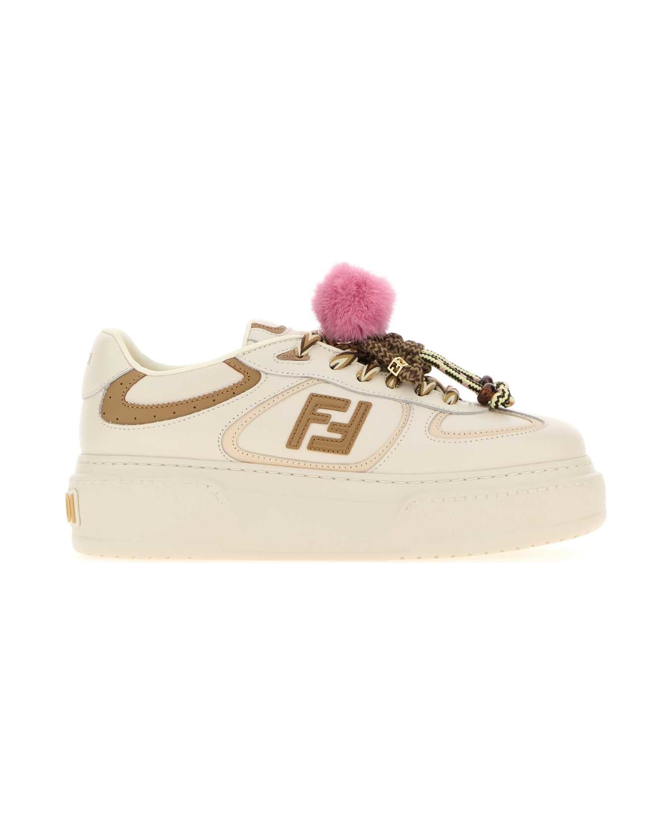 Fendi Multicolor Leather Match Sneakers - BIA.ICE+BIA.ICE+CAMM