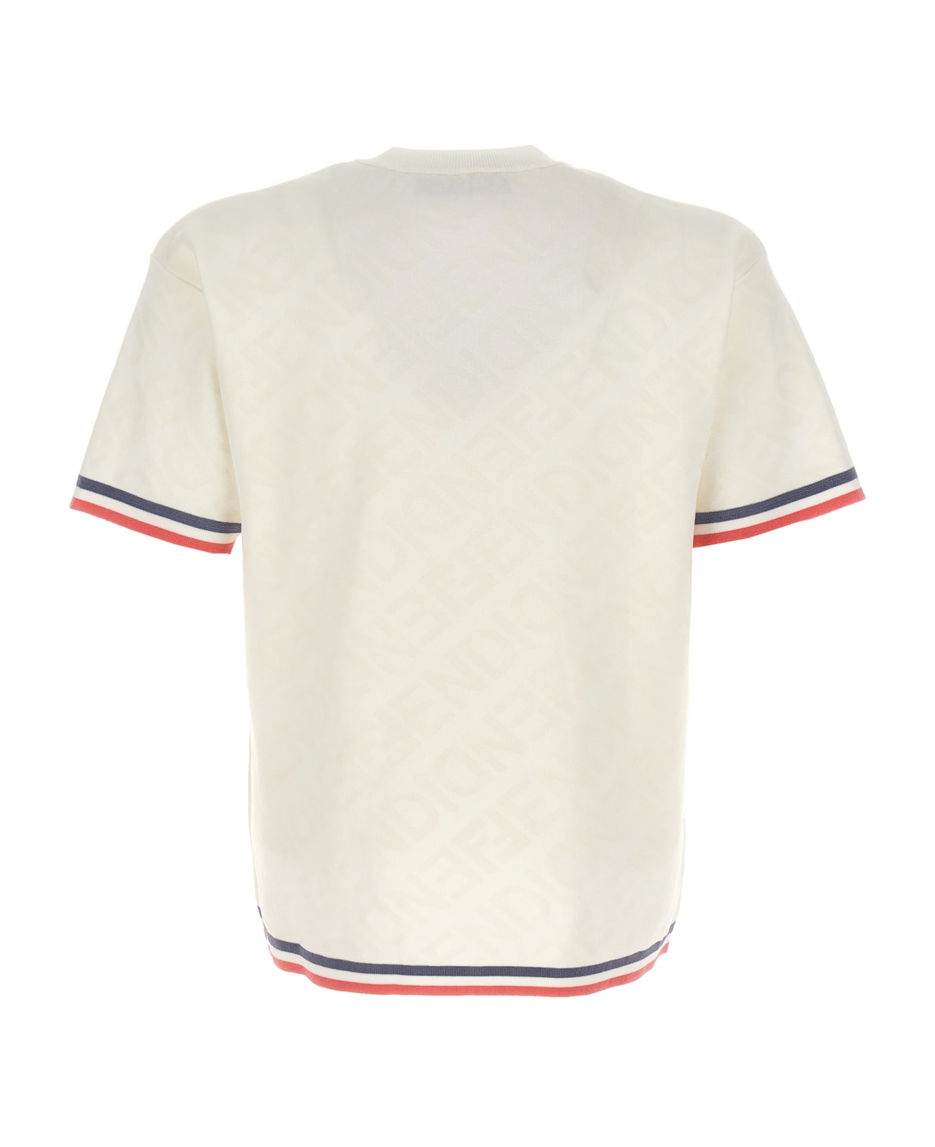 Fendi Viscose Blend T-shirt - White Tシャツ