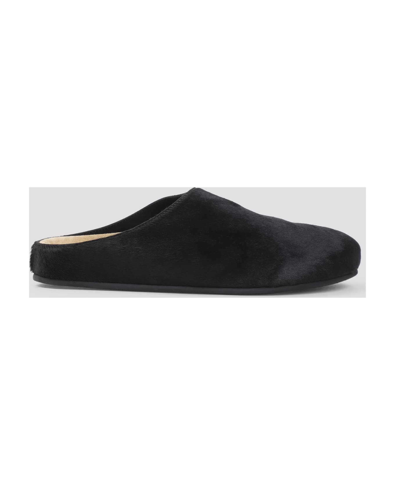 The Row Hugo Slides - Blk Black