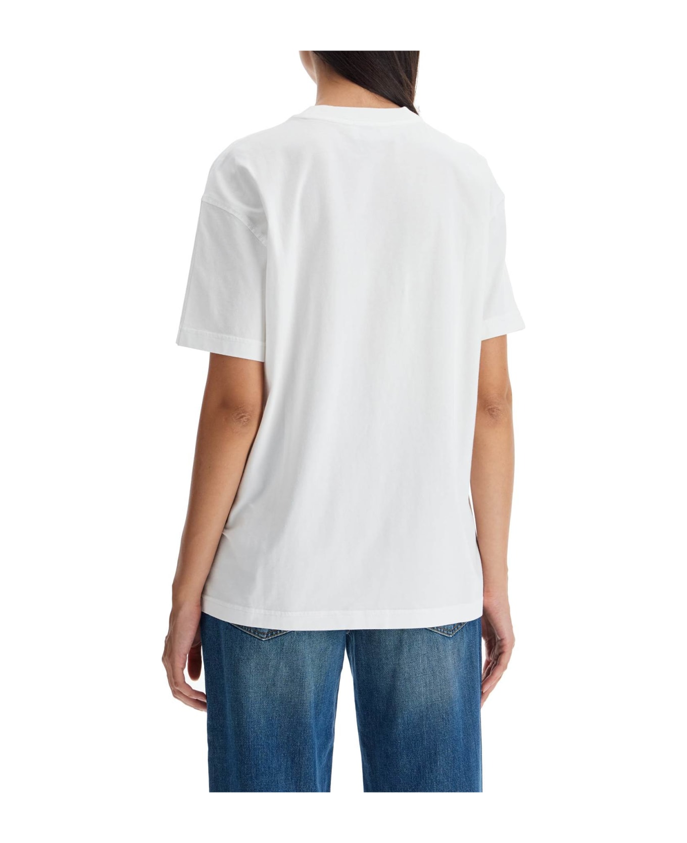 Off-White Flower Bookish T - WHITEMU