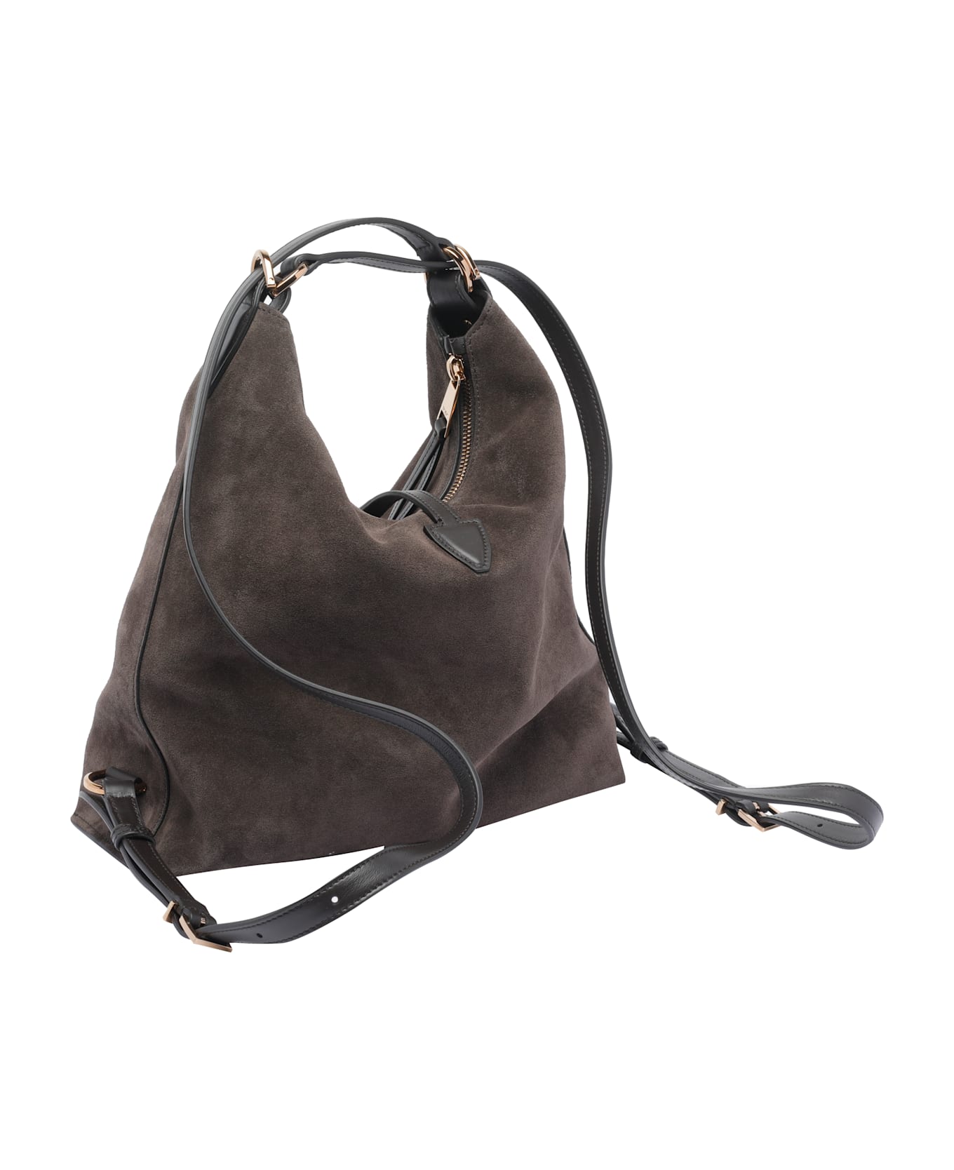 Tod
s T-timeless Suede Shoulder Bag - Brown