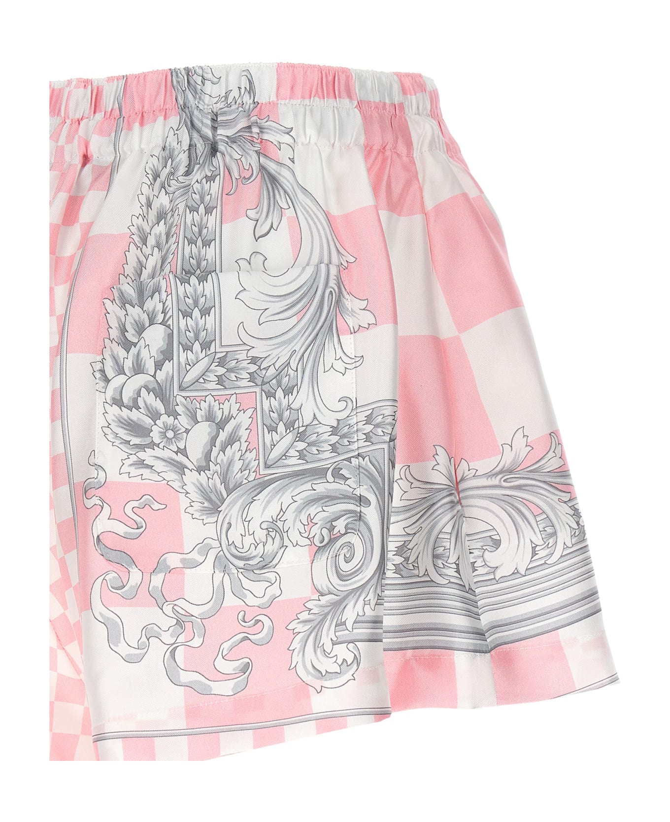 Versace 'medusa Contrasto' Shorts - Pink